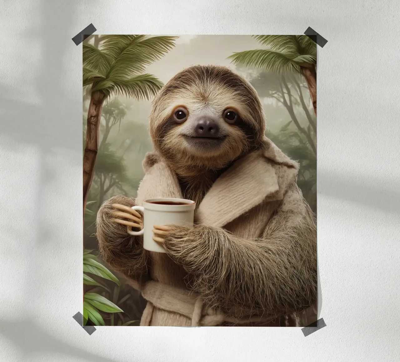 Bradipo del caffè carta hahnemühle da SlothStella