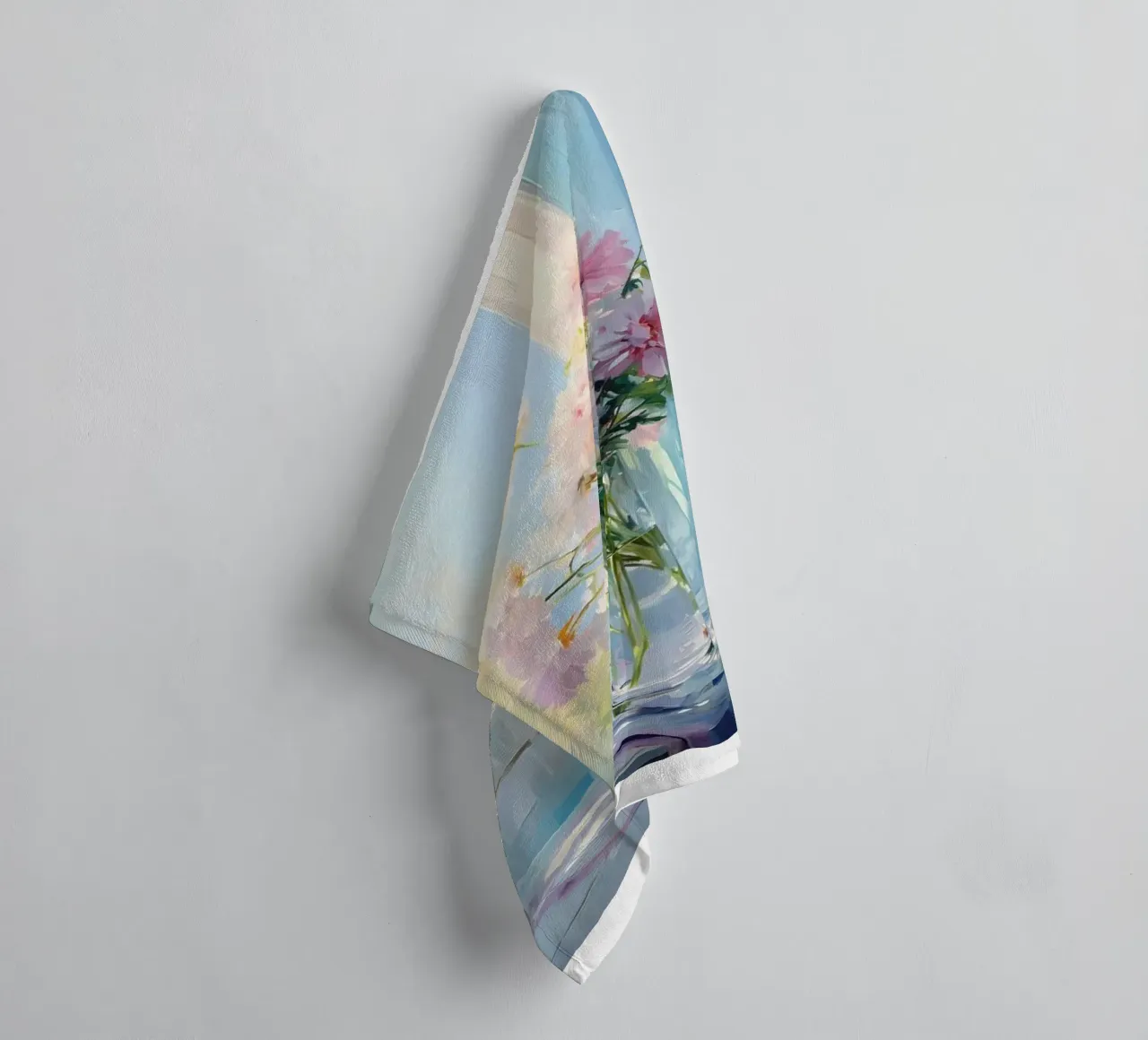 bellissimo vaso di fiori claude monet asciugamano da bagno da belong shop