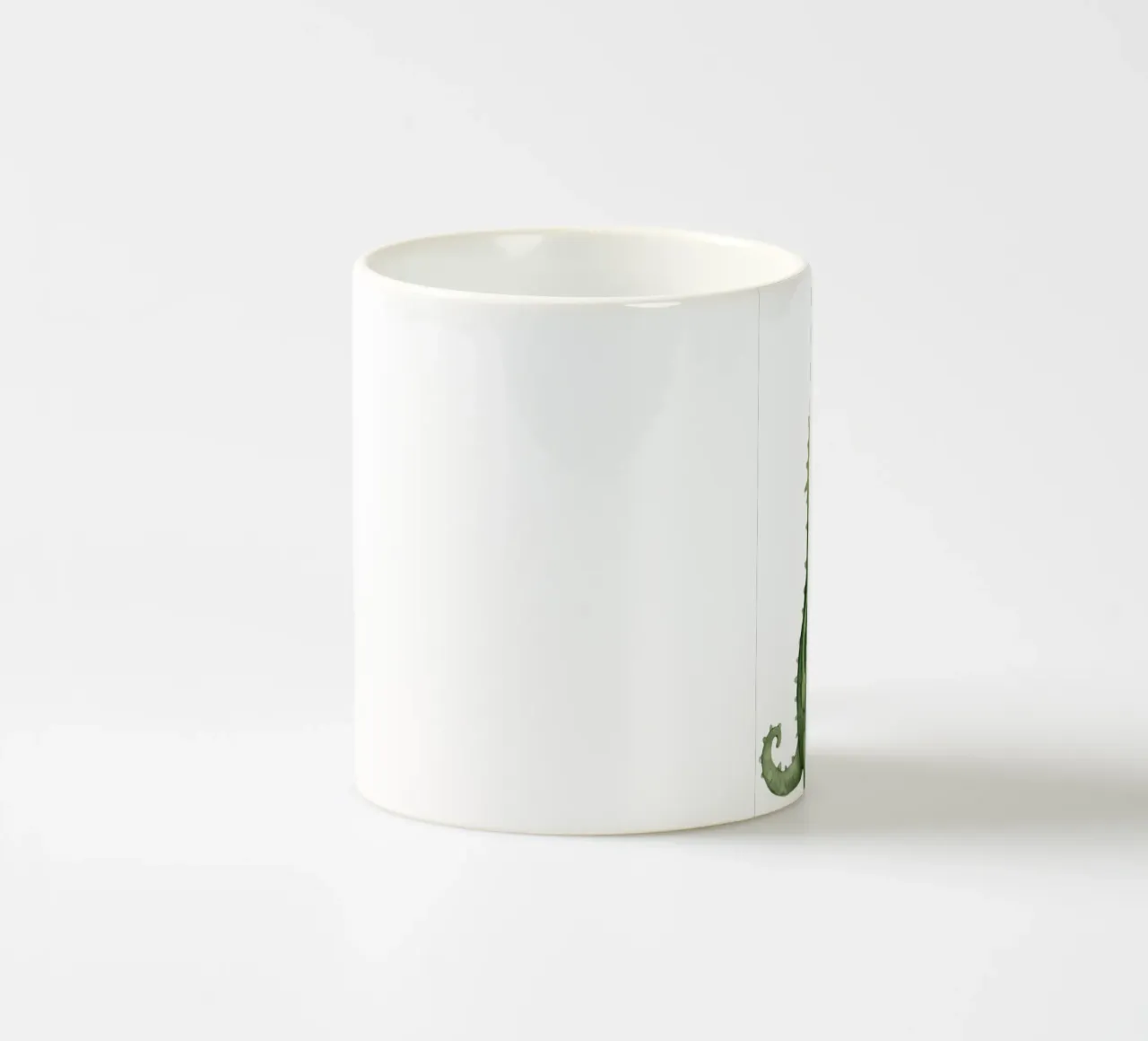 Stampa d'arte ad acquerello dell'alligatore sorridente - Deco per bambini stravaganti tazza in ceramica da ClubArt