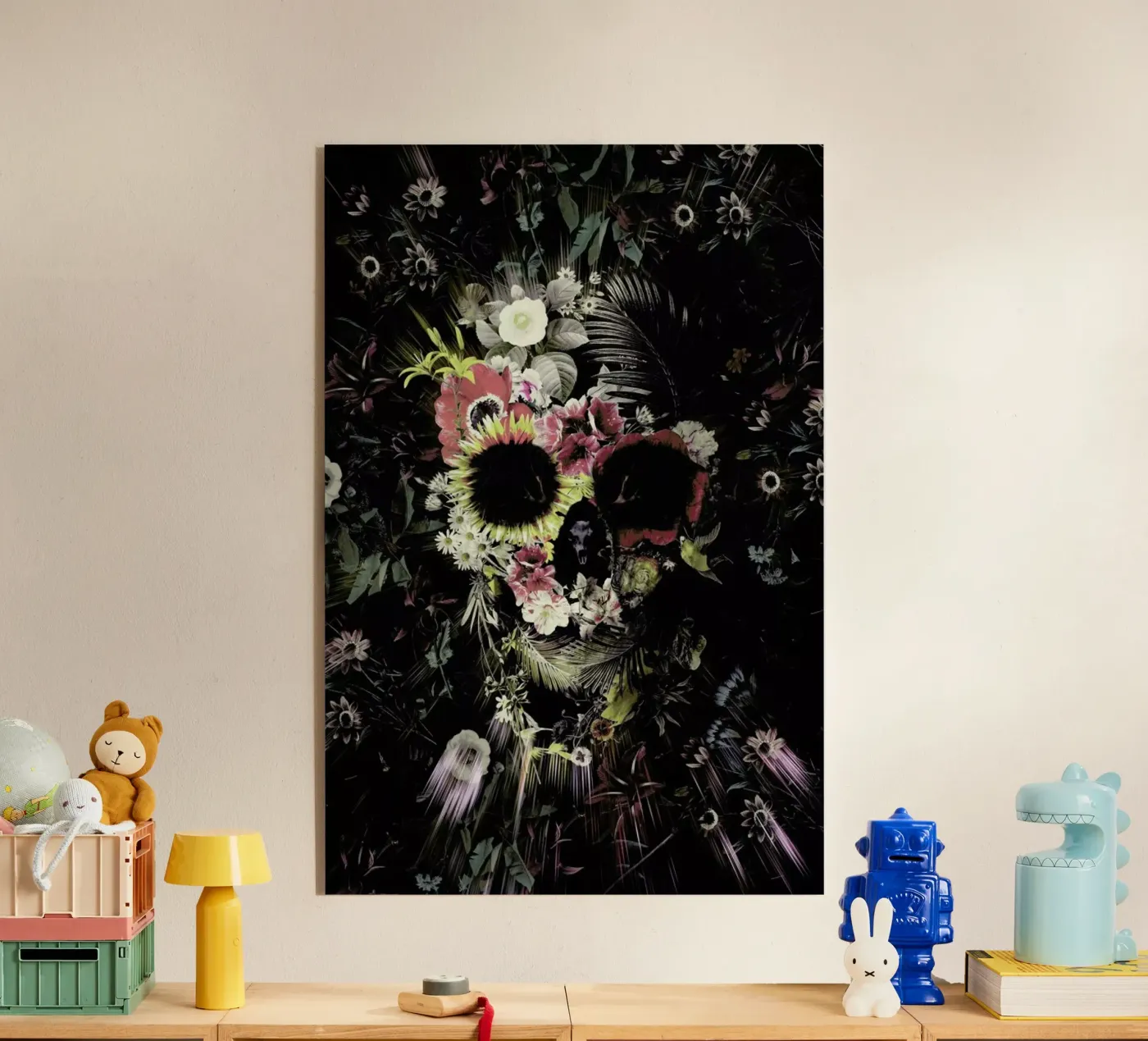 Garden Skull plexiglass da Ali Gulec