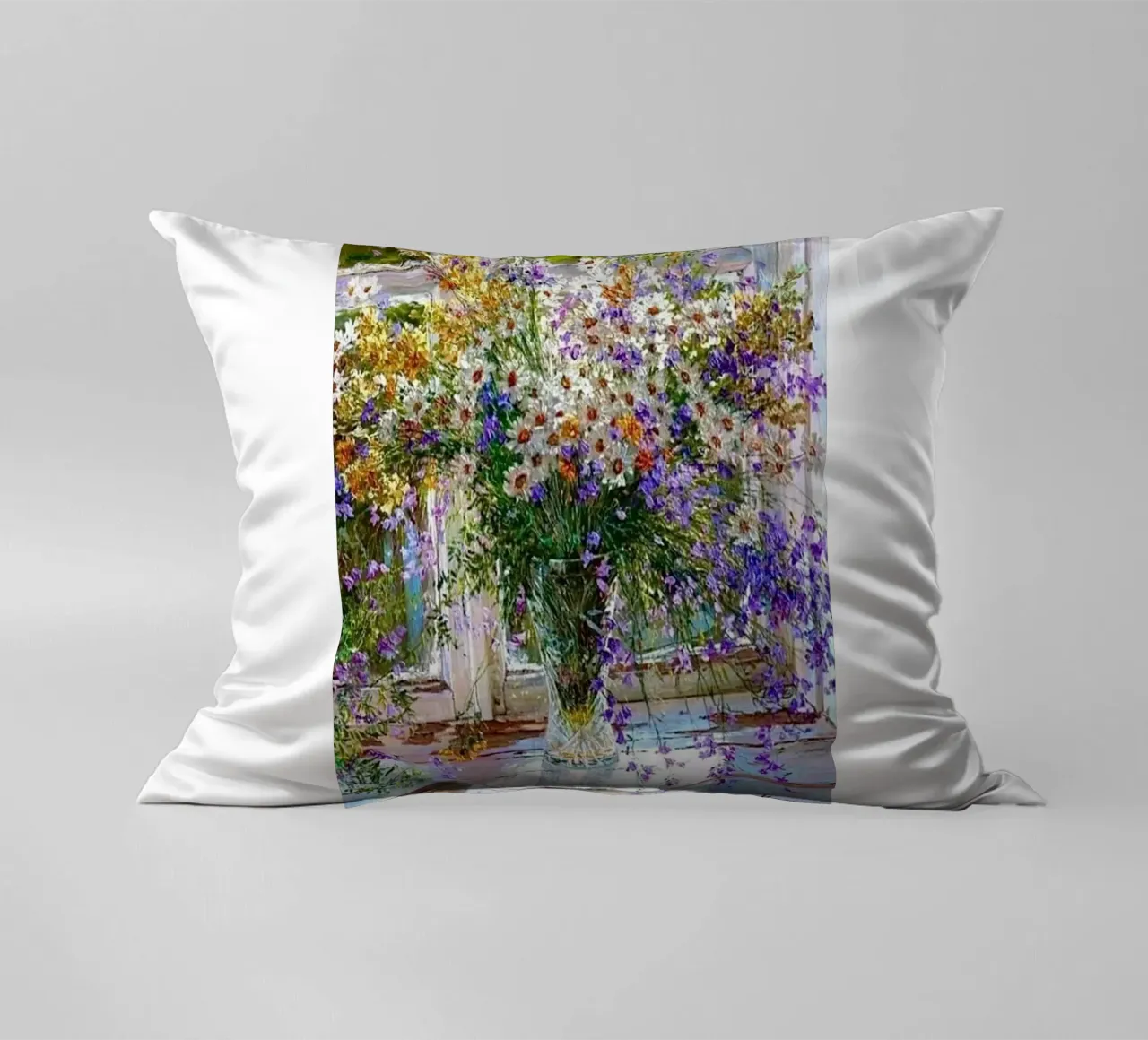 daisies home decor claude monet decorative cushion by belong shop