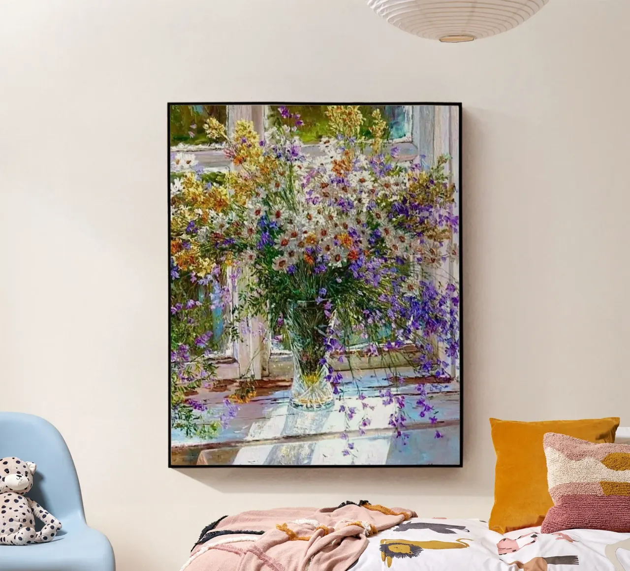 daisies home decor claude monet acrylic glass by belong shop