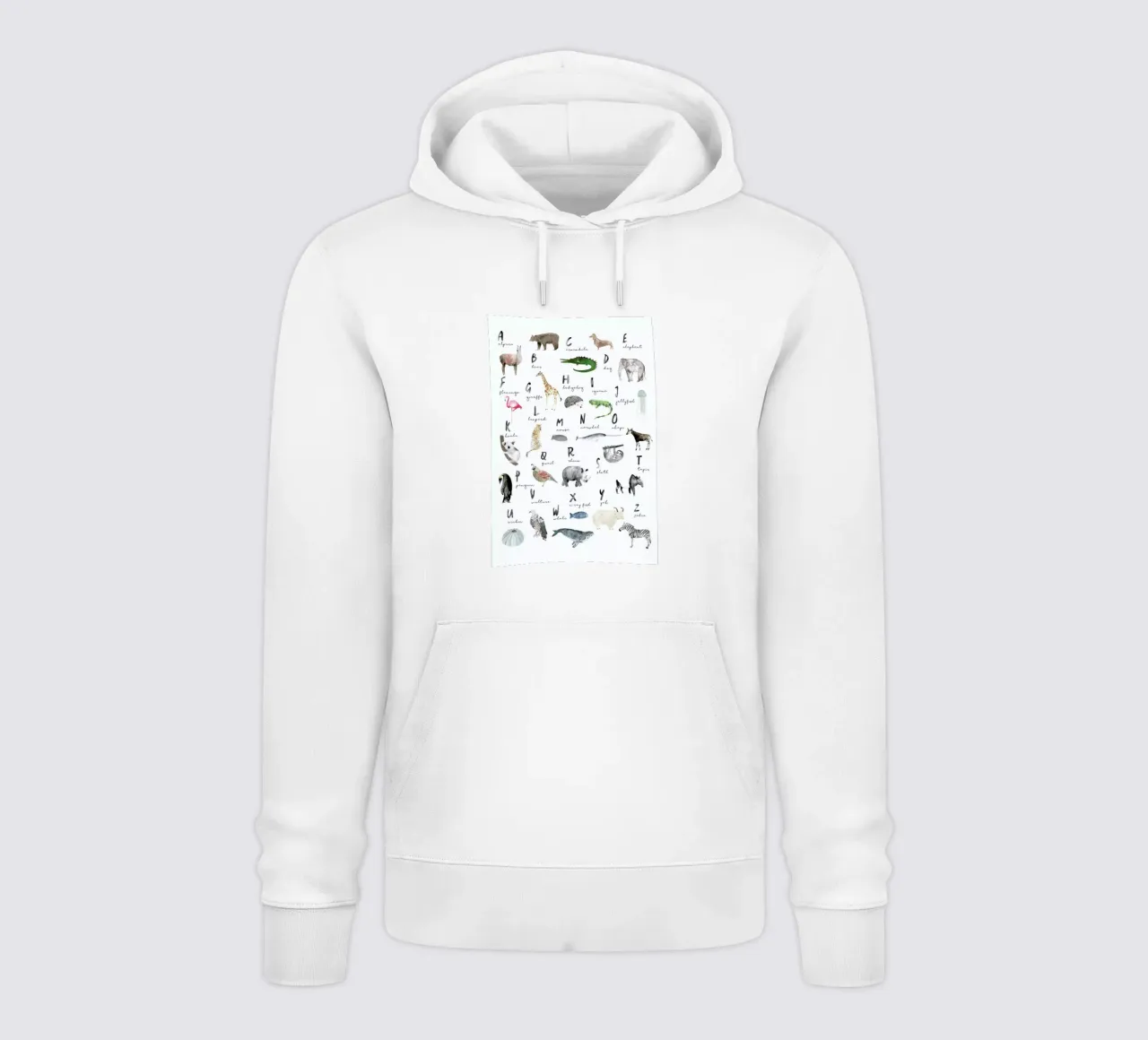Animal Abc English hoodie by Isabelle Vandeplassche