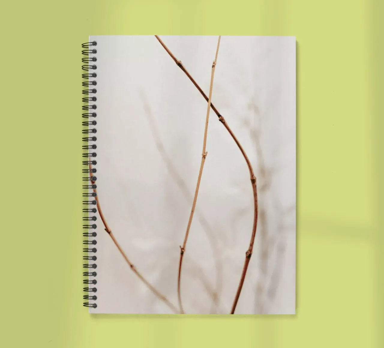 Abstract - Flowers III spiral notebook by Sebastian Hilgetag