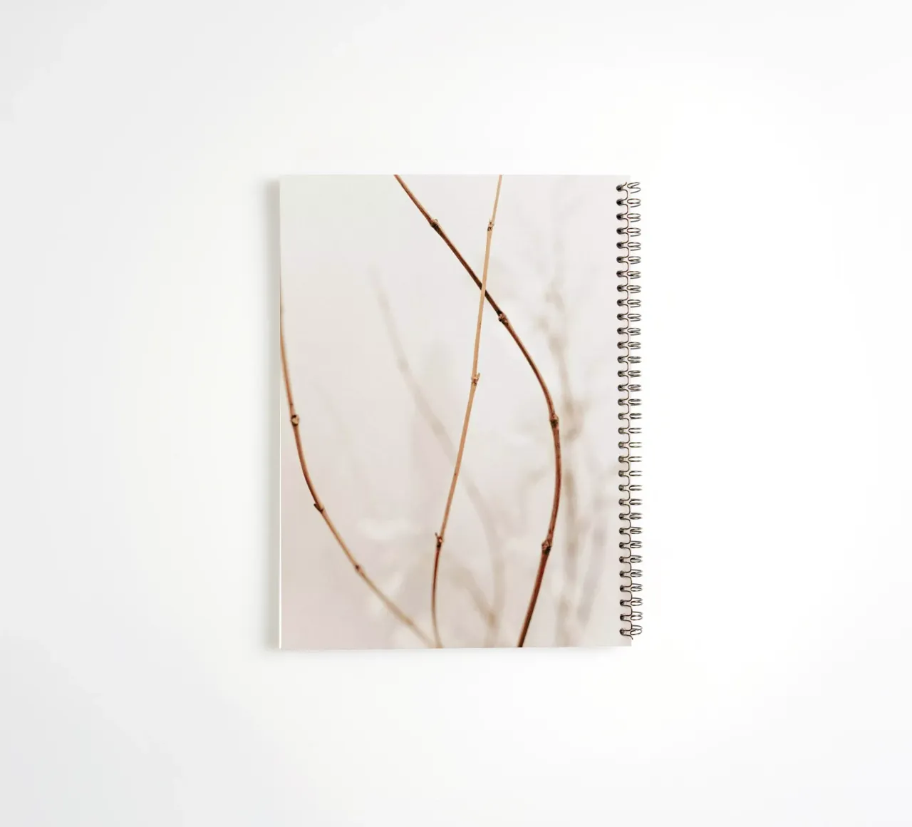 Abstract - Flowers III spiral notebook by Sebastian Hilgetag