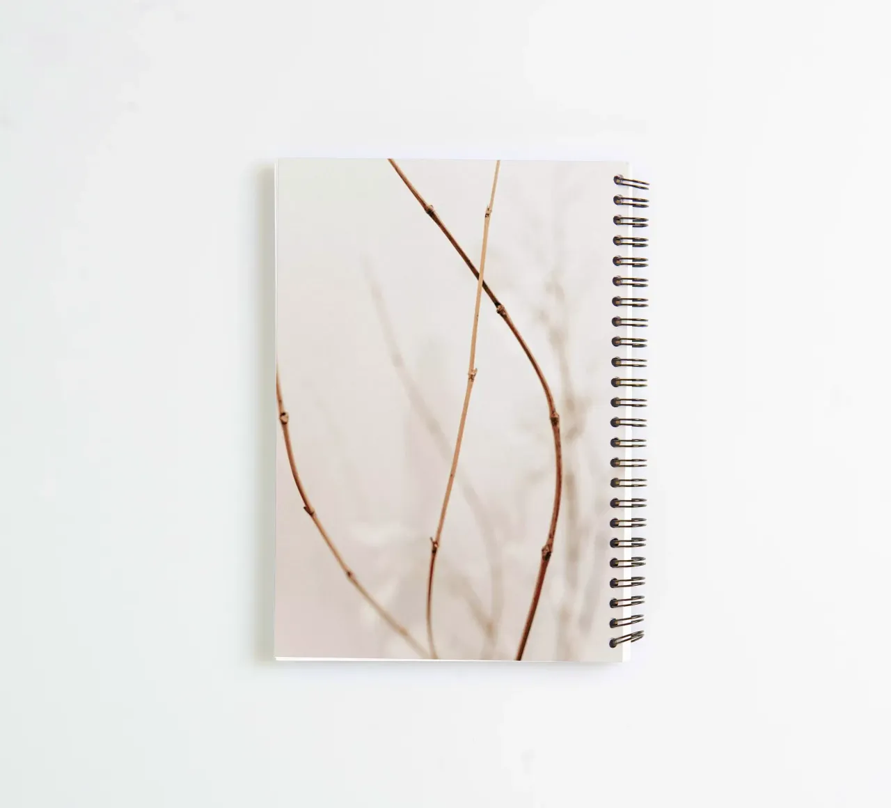 Abstract - Flowers III spiral notebook by Sebastian Hilgetag