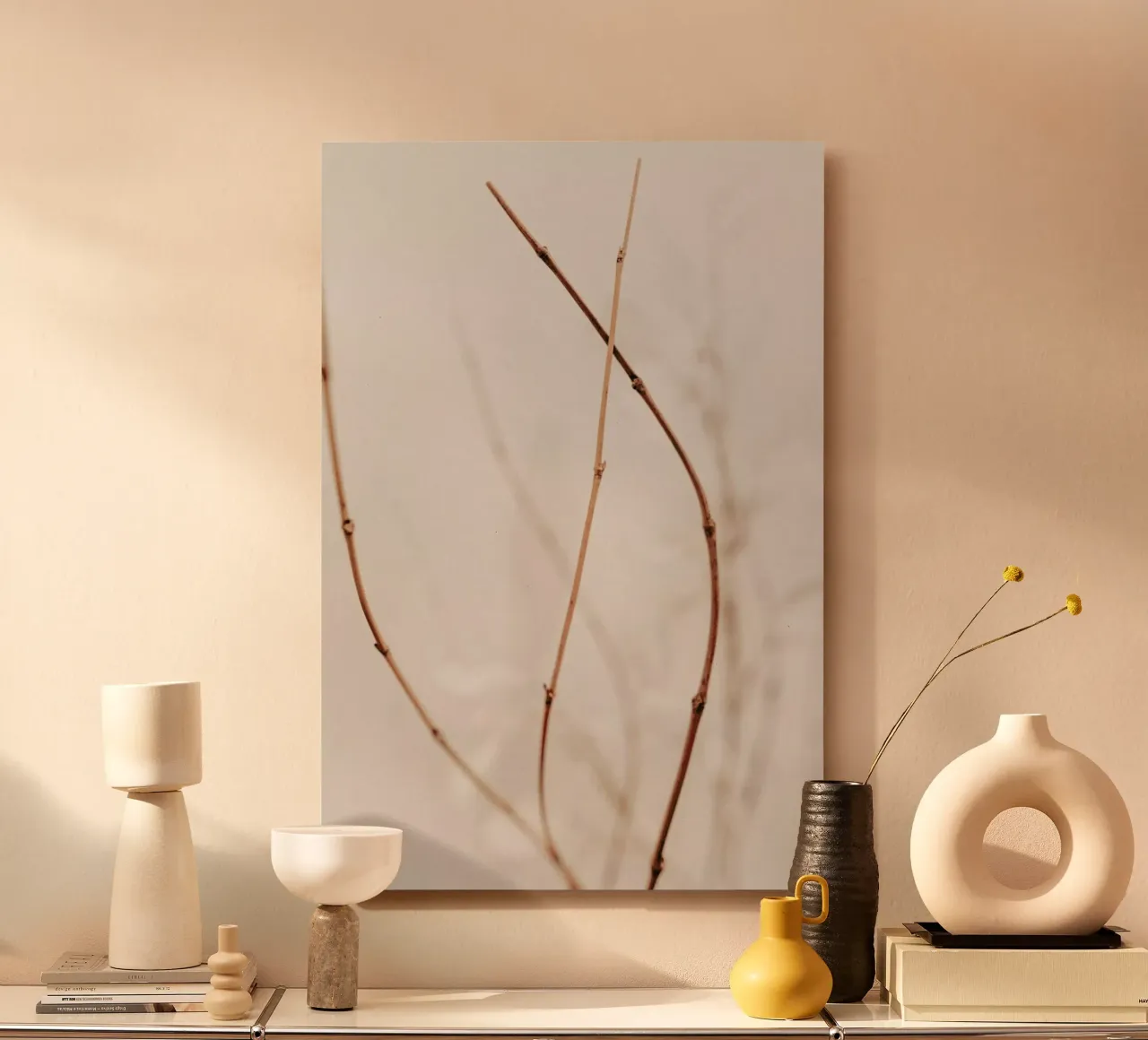Abstract - Flowers III alu-dibond by Sebastian Hilgetag