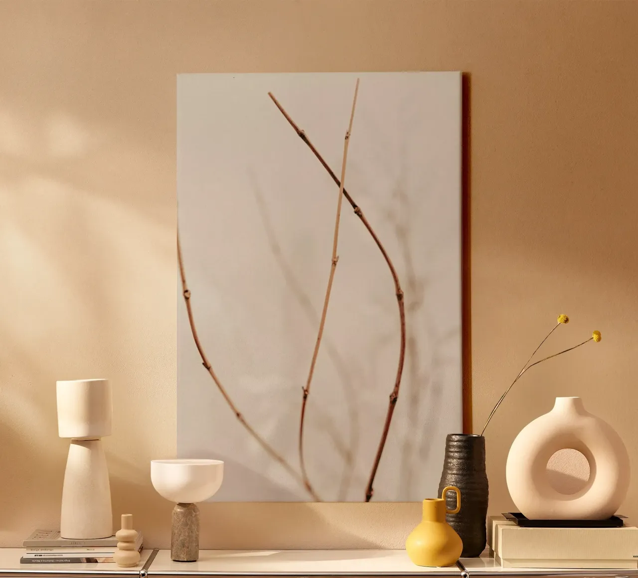 Abstract - Flowers III canvas by Sebastian Hilgetag