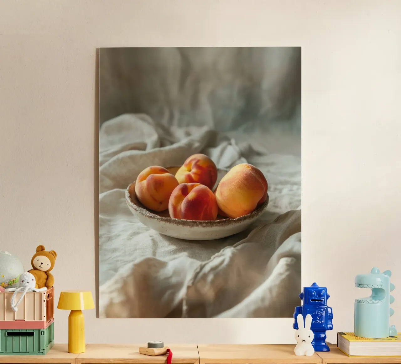 Golden Peaches in Soft Light plexiglass da lieblu