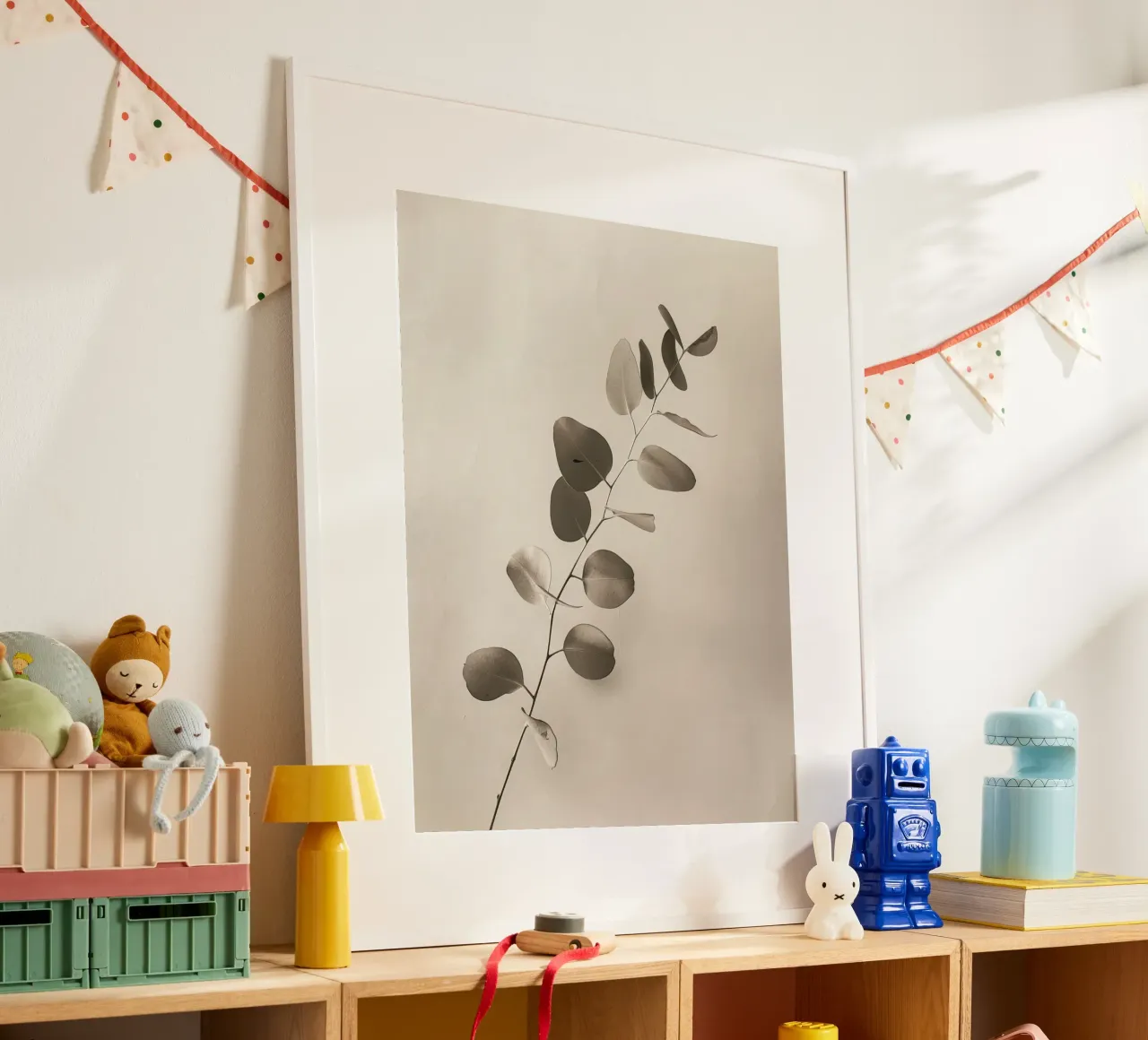 Eucalyptus Elegance – Minimal Botanical Art Print carta hahnemühle da lieblu