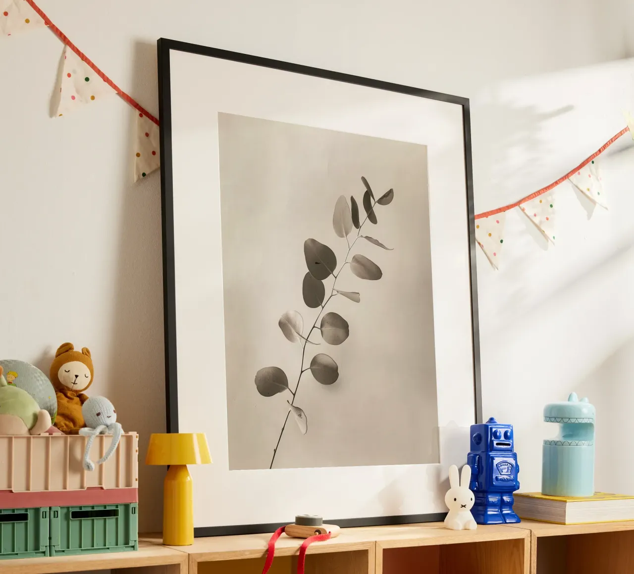 Eucalyptus Elegance – Minimal Botanical Art Print carta hahnemühle da lieblu