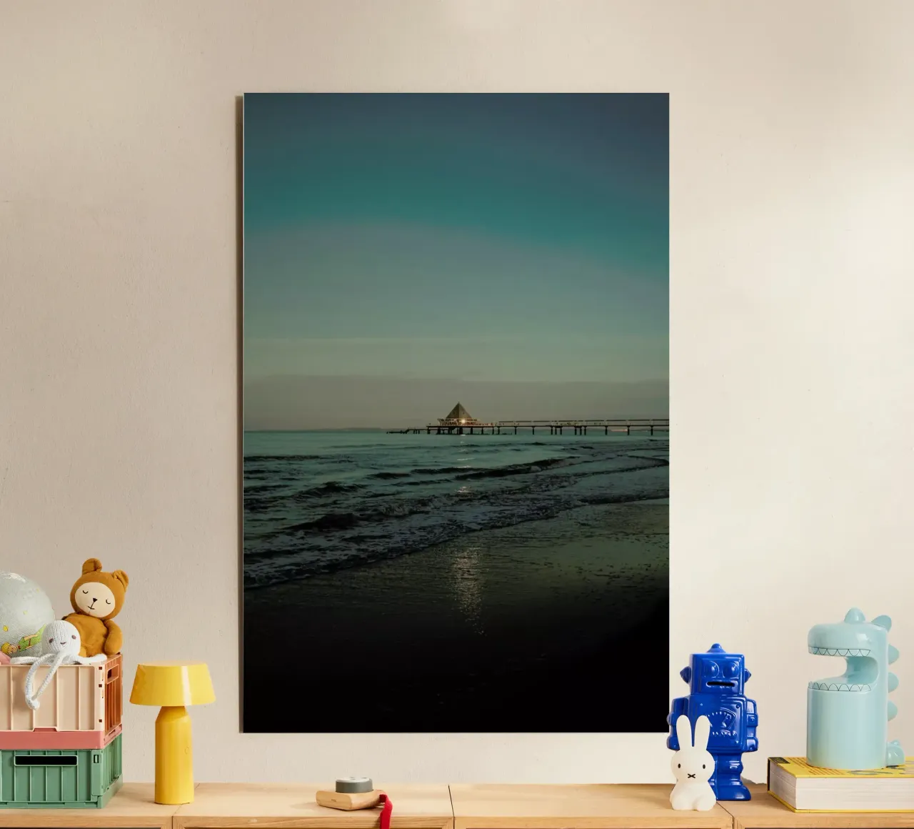 Sundown At The Bridge alluminio dibond da Sebastian Hilgetag