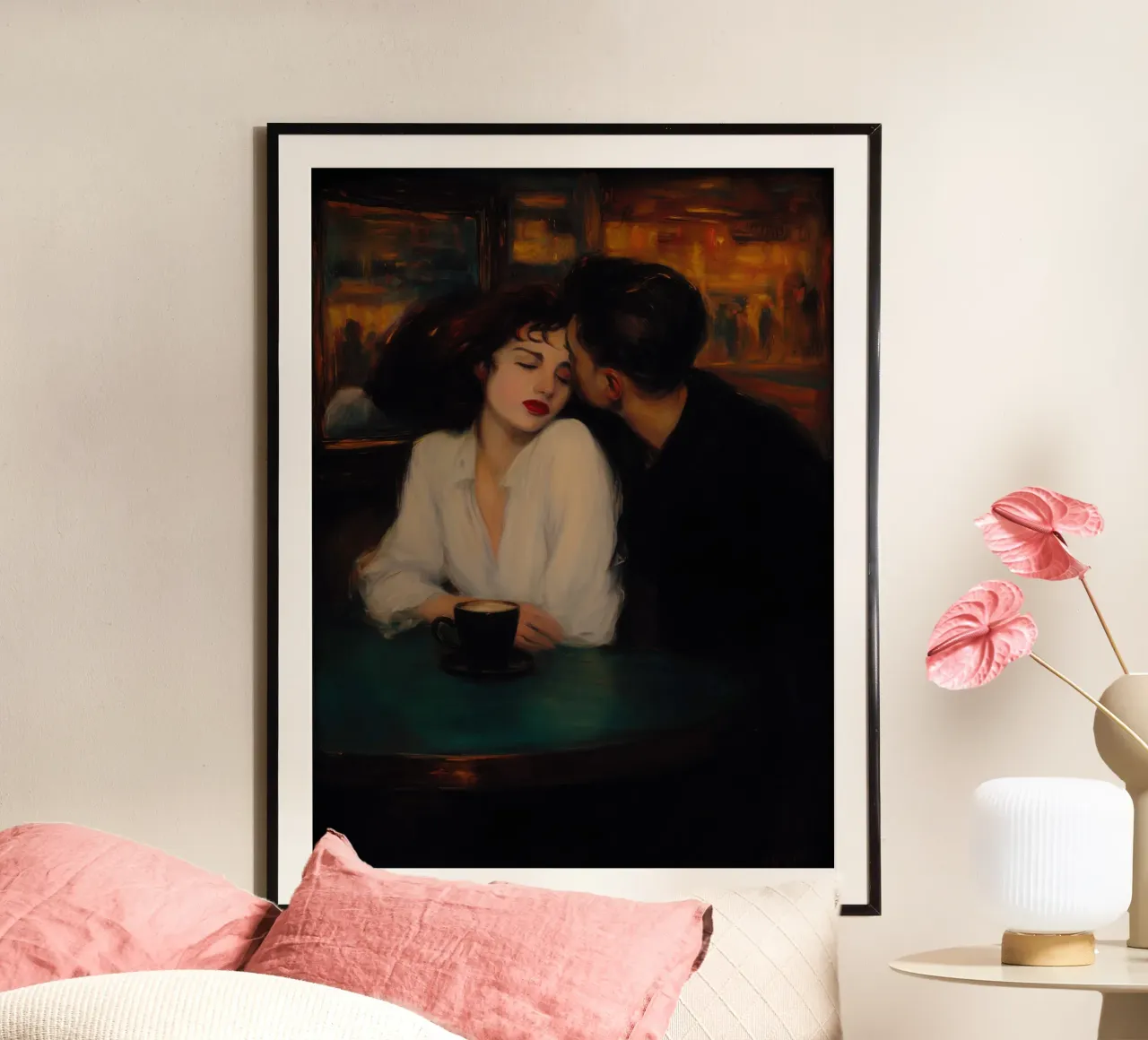 Amore al primo caffè | Quadro classico poster da Autofocus