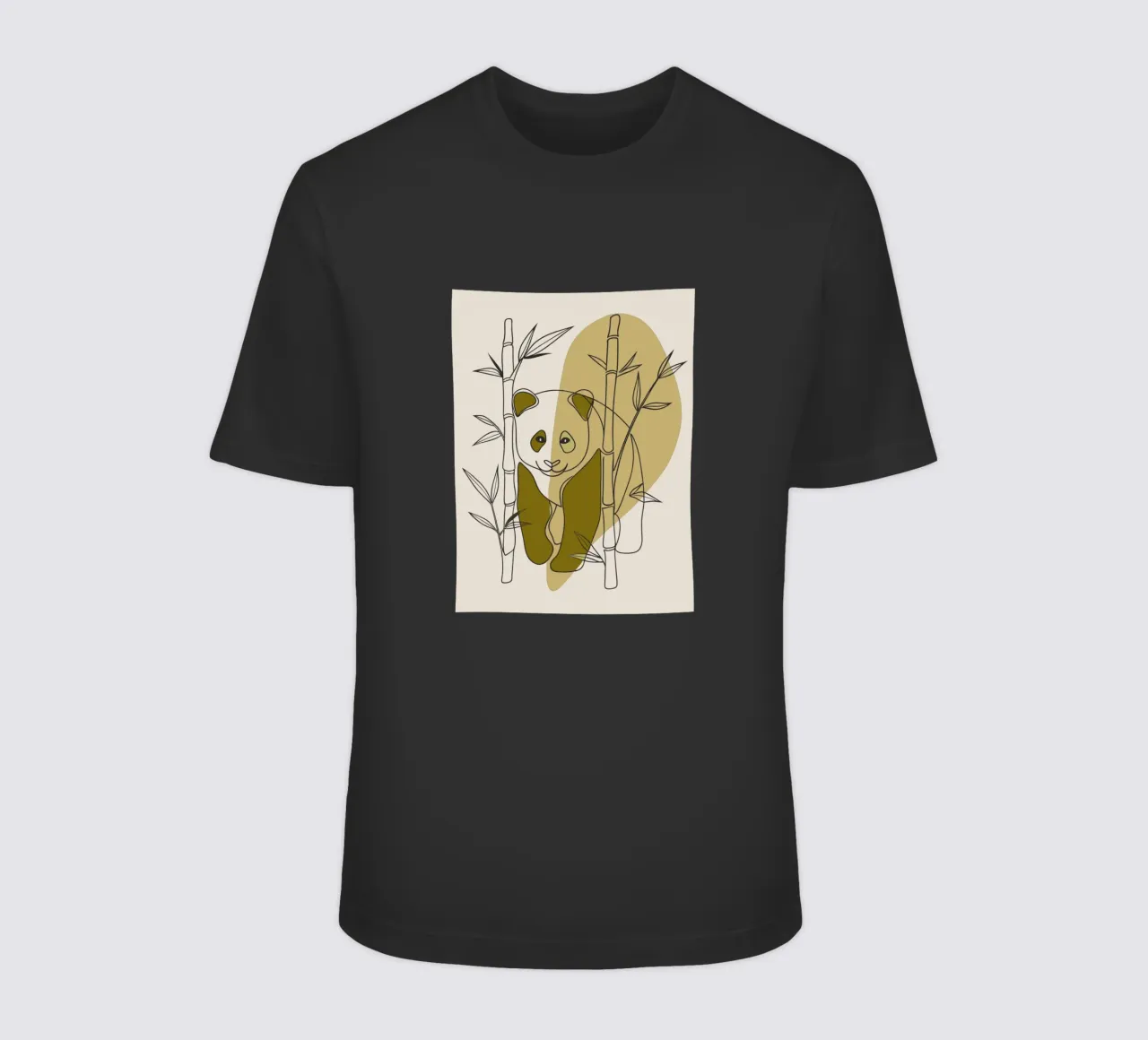 Panda e bambù t-shirt da RELAXING TOUCH