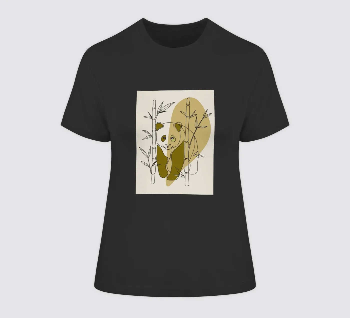 Panda e bambù t-shirt da donna da RELAXING TOUCH