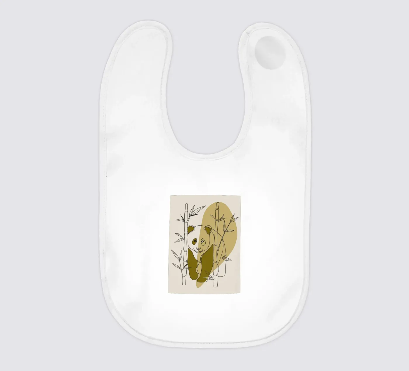 Panda und Bambus Babylätzchen von RELAXING TOUCH