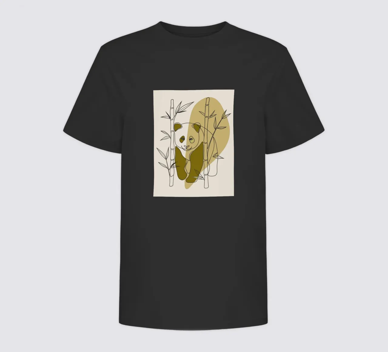 Panda e bambù t-shirt bambini da RELAXING TOUCH