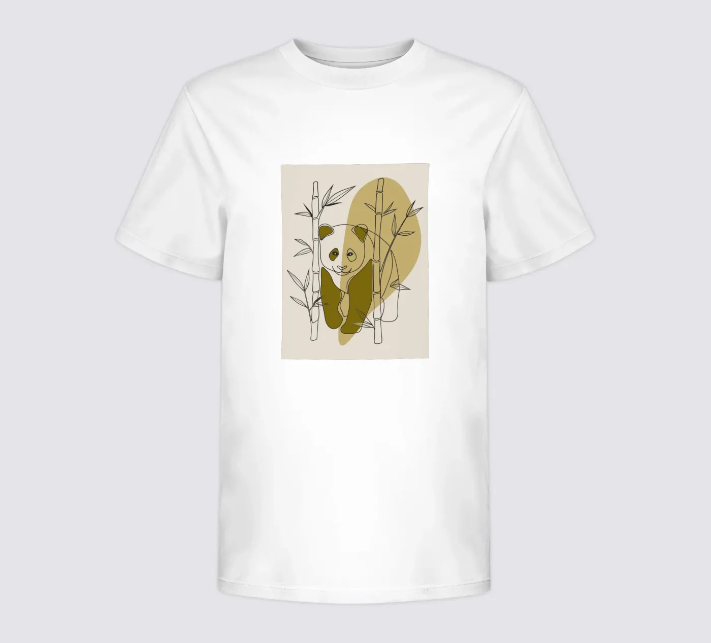 Panda and Bamboo t-shirt bambini da RELAXING TOUCH