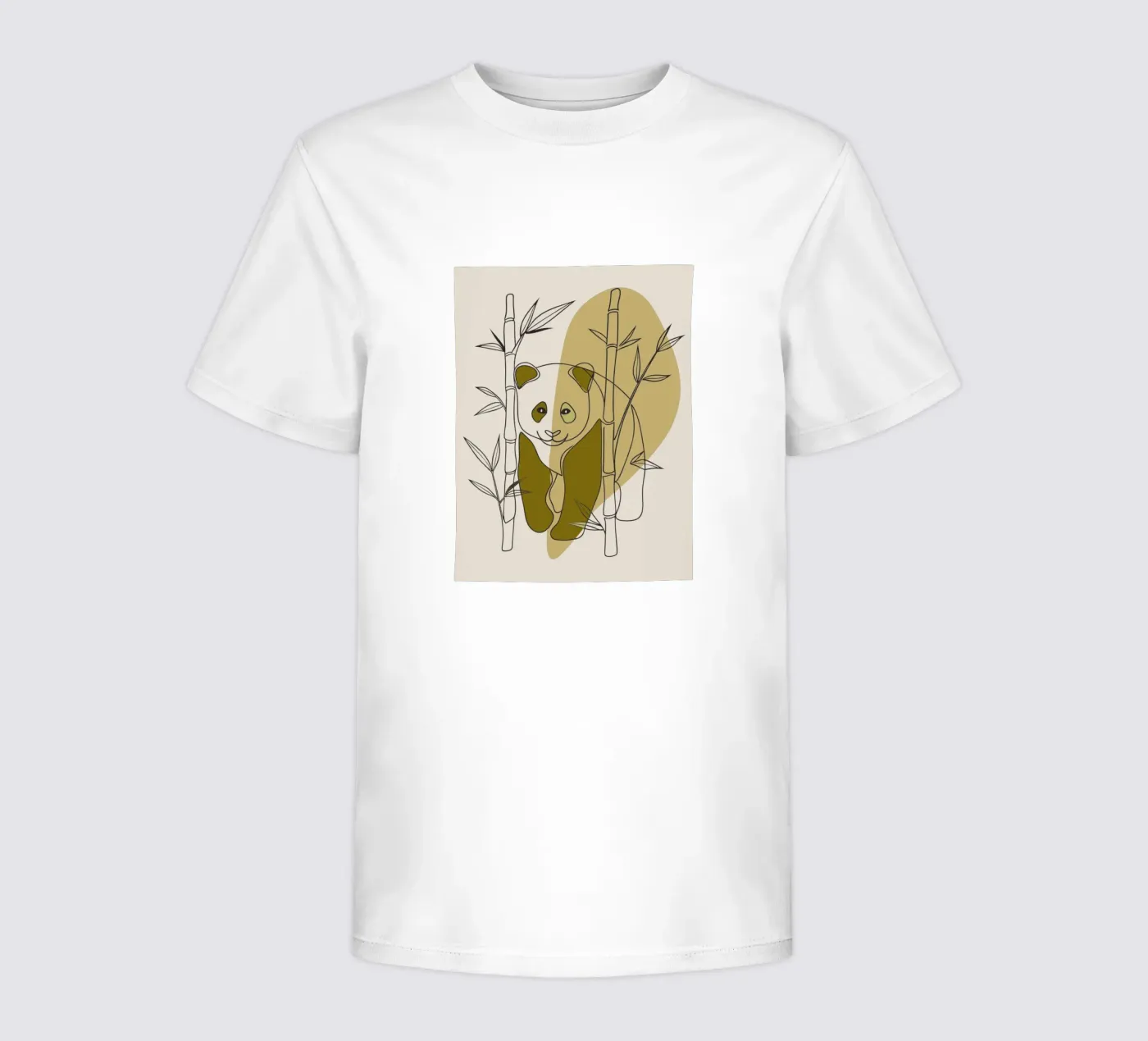 Panda e bambù t-shirt bambini da RELAXING TOUCH