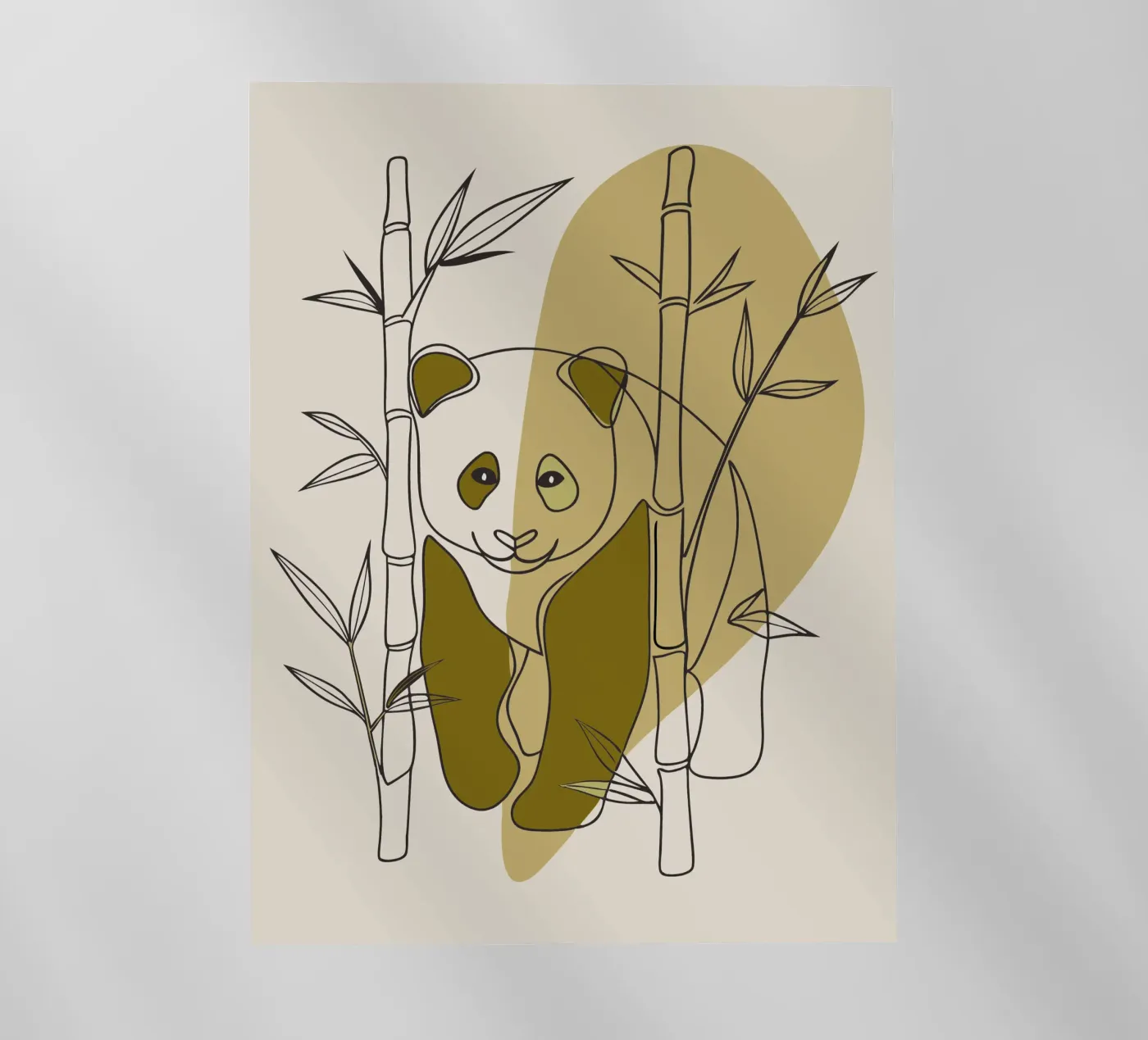 Panda e bambù pellicola backlit da RELAXING TOUCH