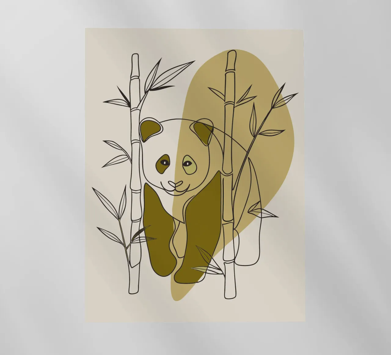 Panda e bambù pellicola backlit da RELAXING TOUCH