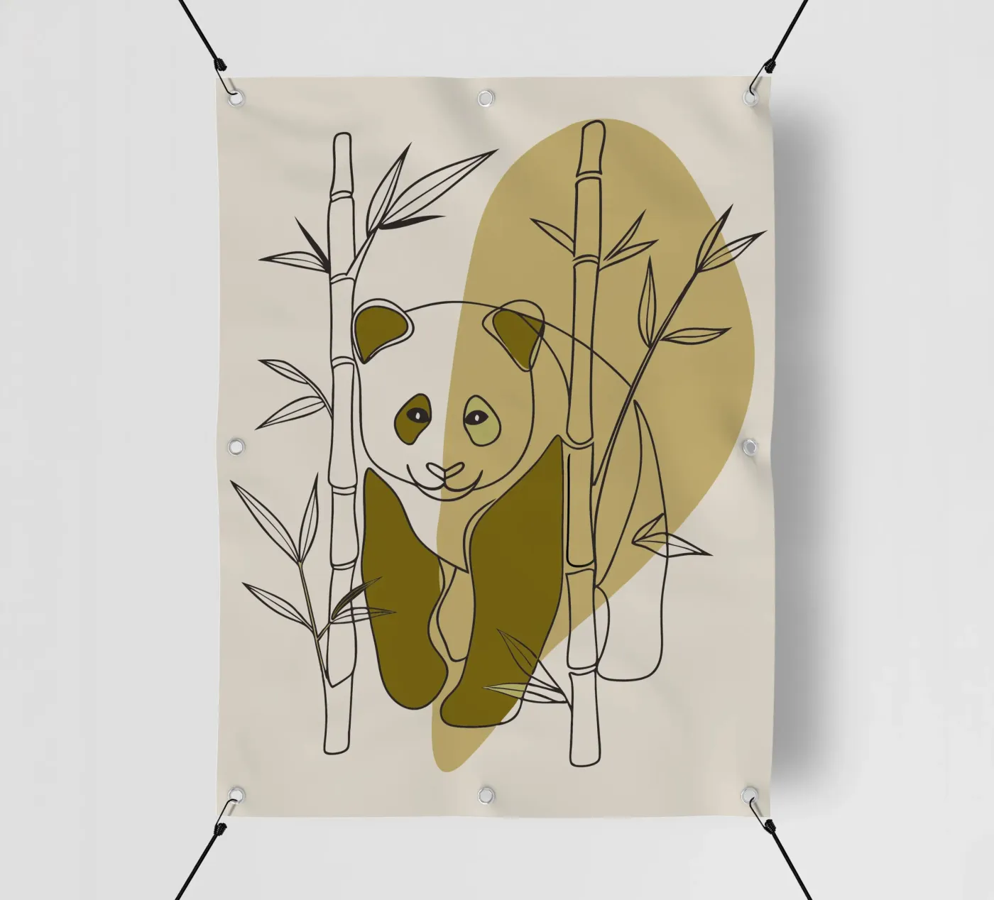 Panda e bambù telo in pvc da RELAXING TOUCH