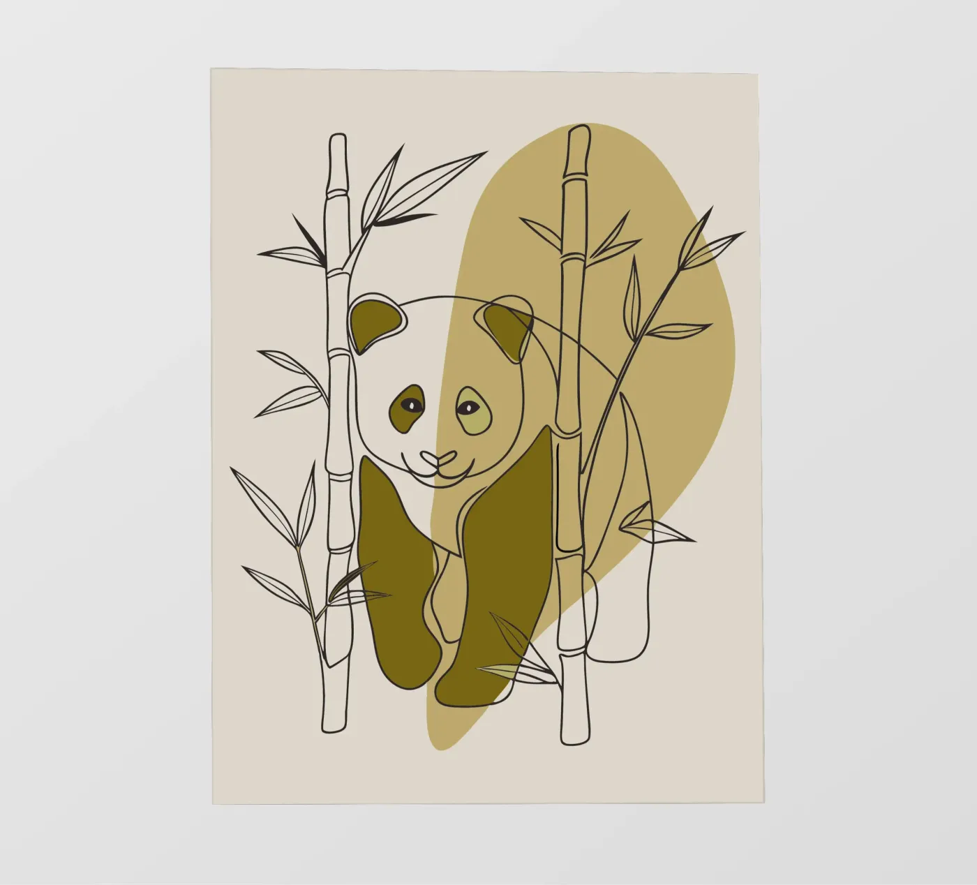 Panda e bambù telo in pvc da RELAXING TOUCH
