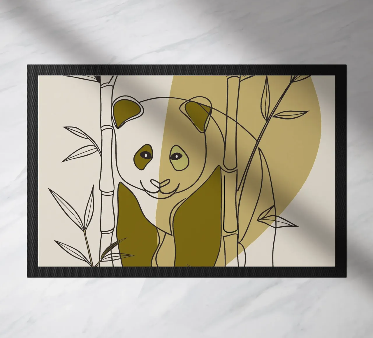 Panda e bambù zerbino da RELAXING TOUCH