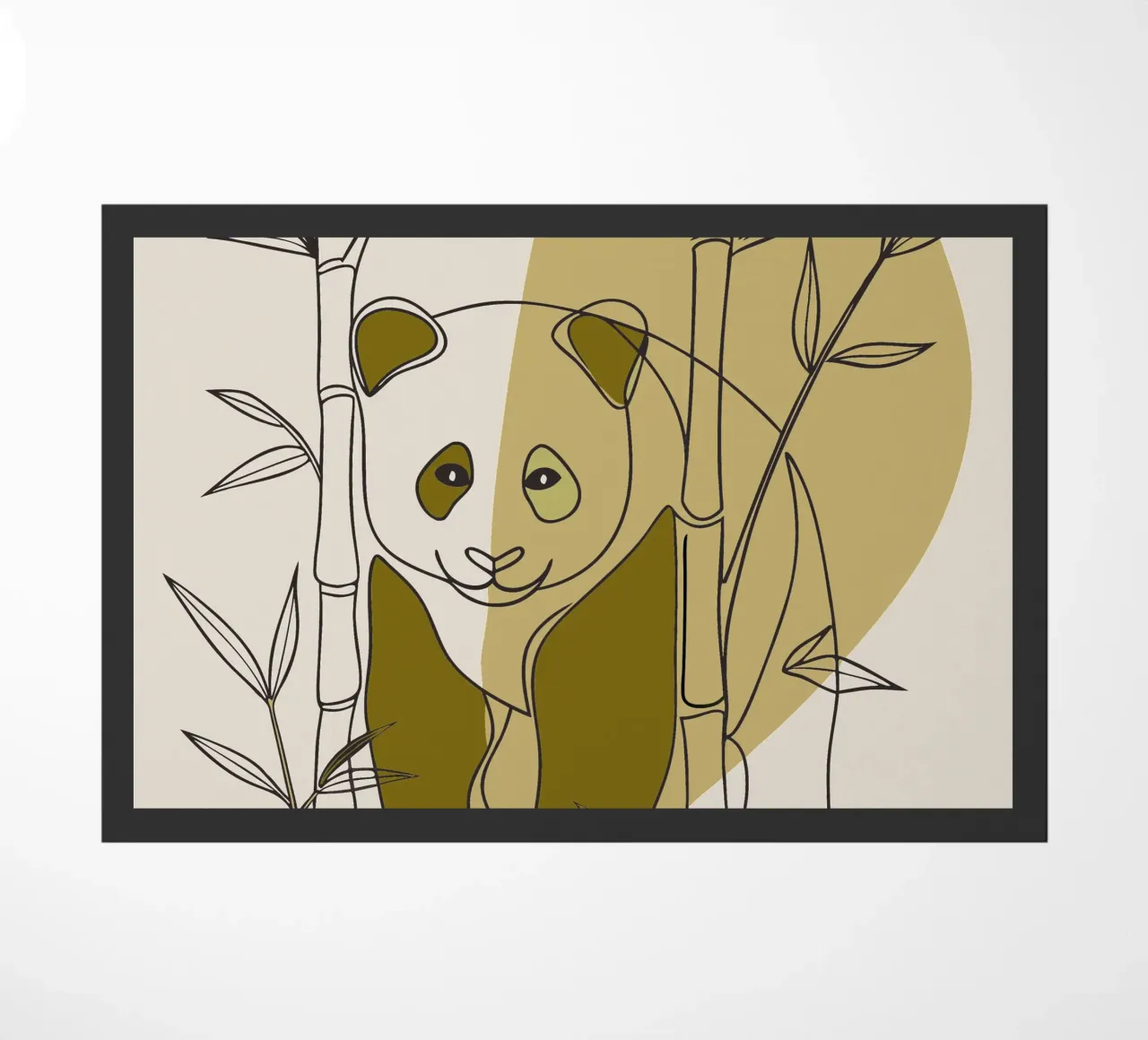 Panda e bambù zerbino da RELAXING TOUCH