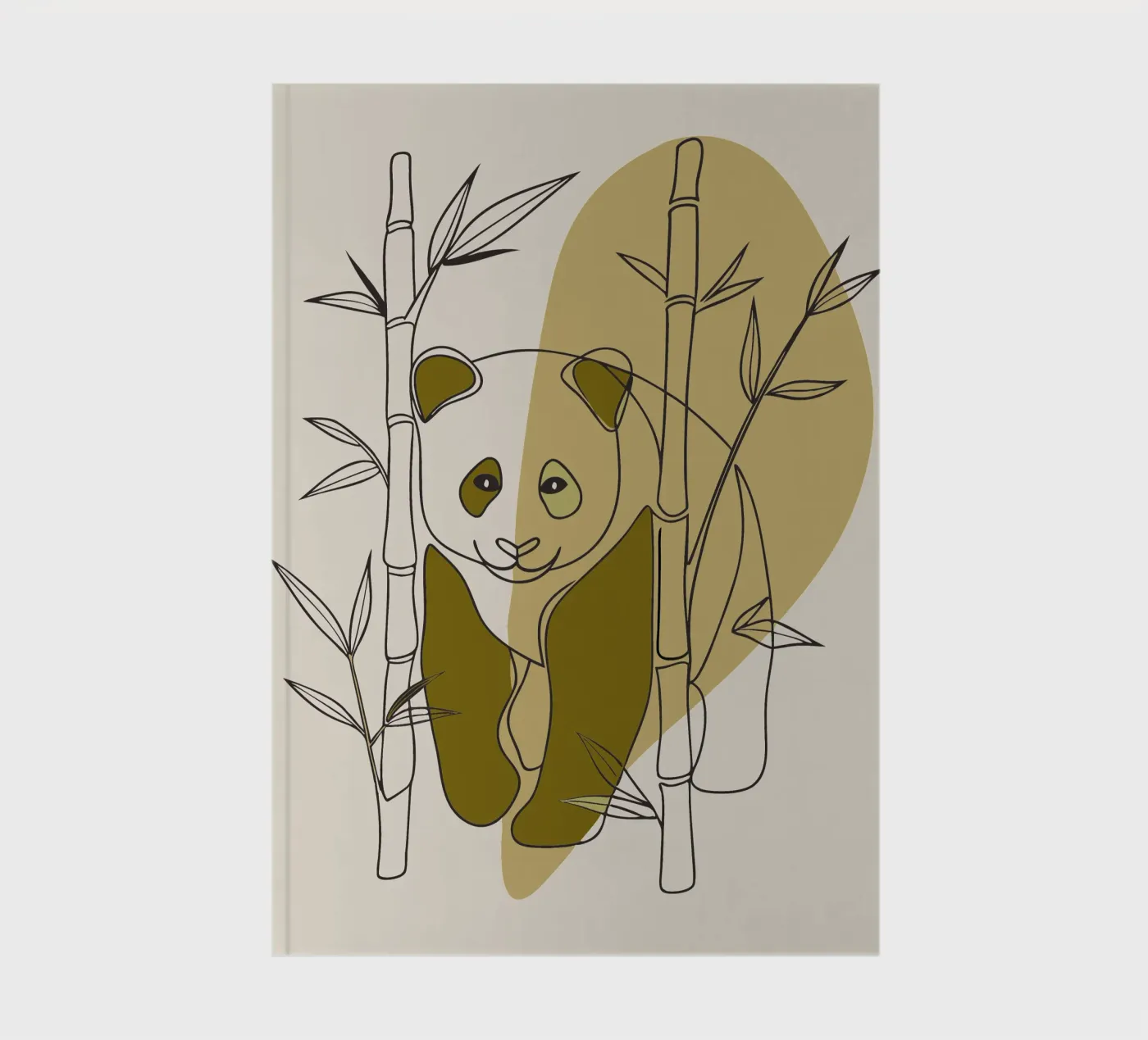 Panda e bambù quaderno da RELAXING TOUCH