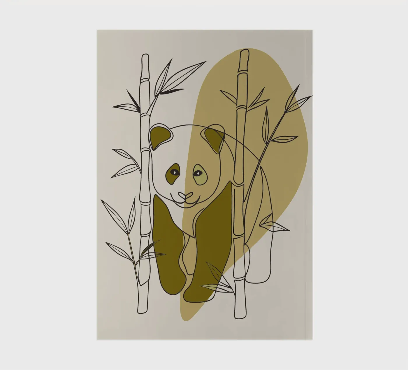 Panda e bambù quaderno da RELAXING TOUCH