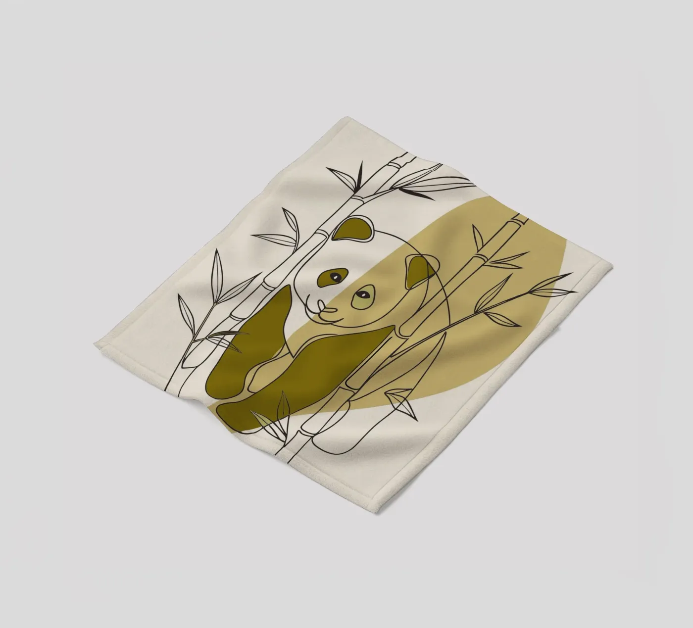 Panda e bambù coperta in pile da RELAXING TOUCH