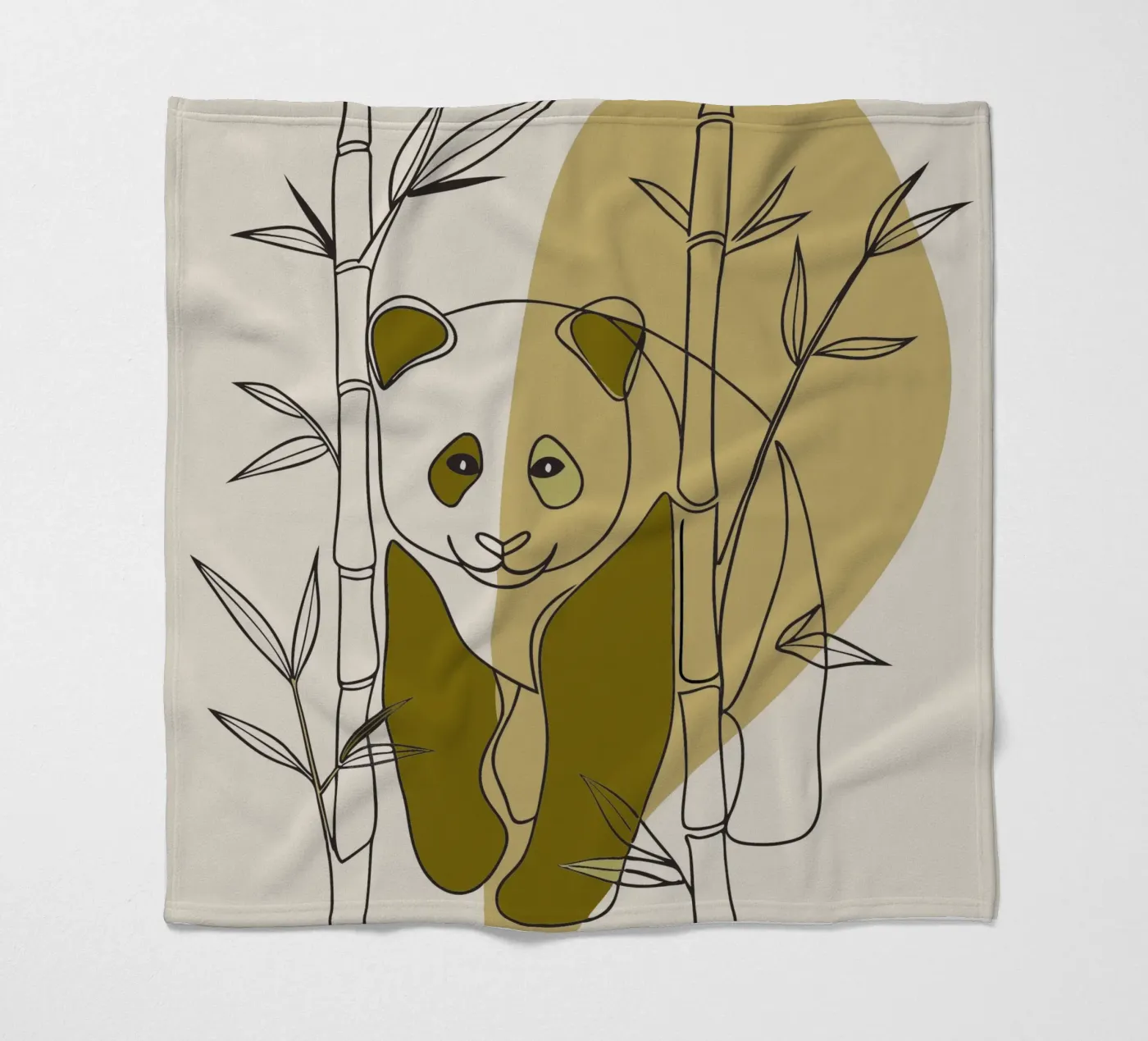 Panda e bambù coperta in pile da RELAXING TOUCH