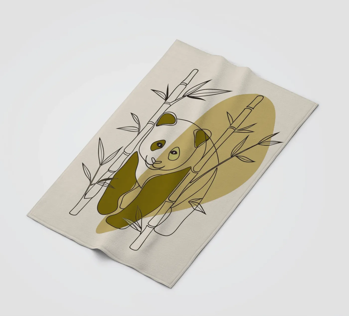 Panda e bambù coperta in pile da RELAXING TOUCH