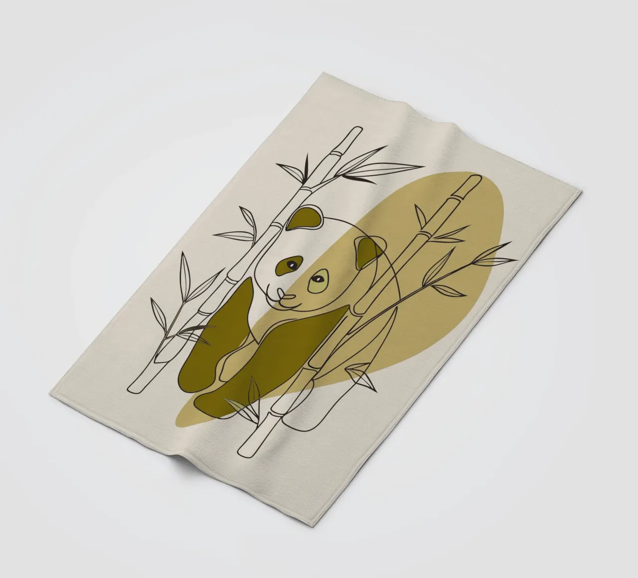 Panda e bambù coperta in pile da RELAXING TOUCH