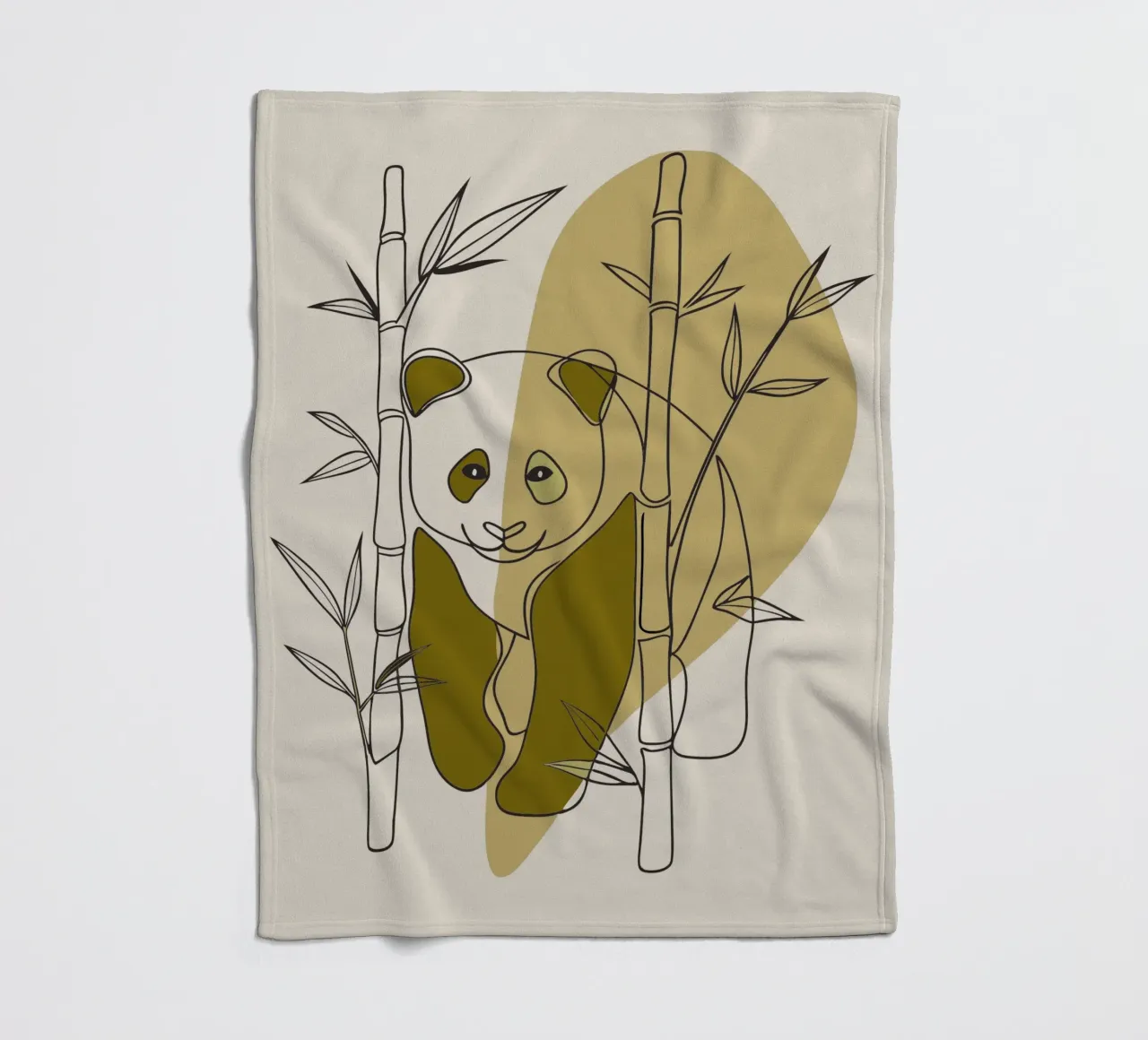 Panda e bambù coperta in pile da RELAXING TOUCH