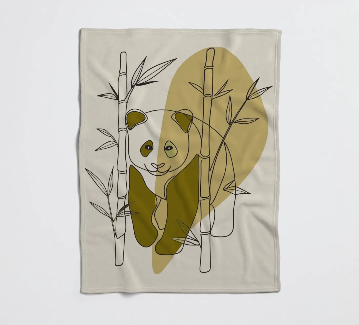 Panda e bambù coperta in pile da RELAXING TOUCH