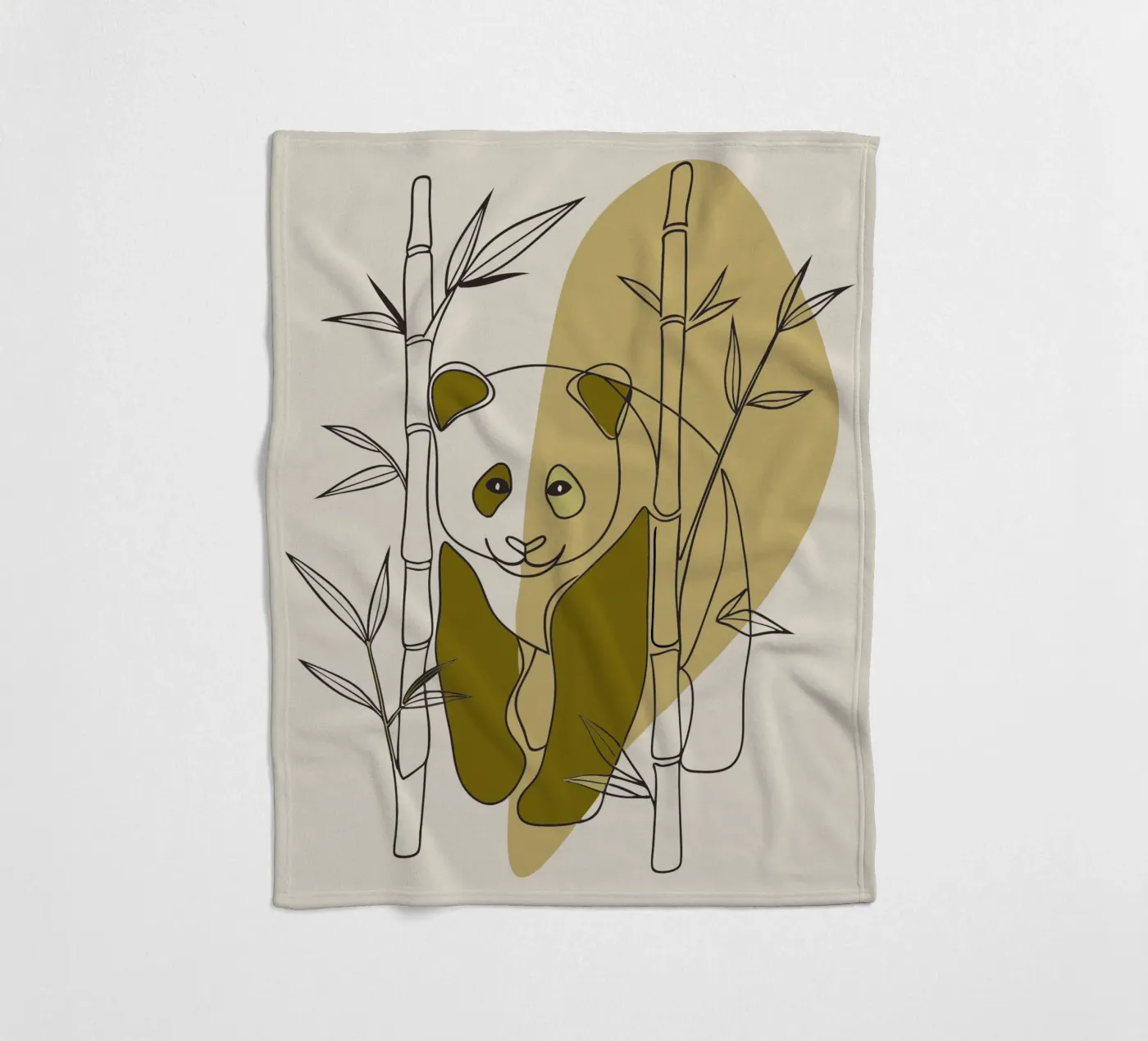 Panda e bambù coperta in pile da RELAXING TOUCH