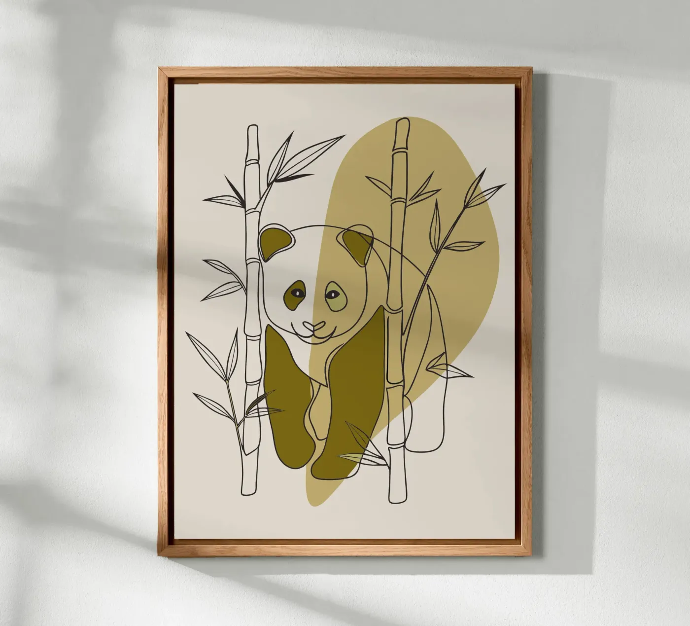 Panda en Bamboe forex-plaat van RELAXING TOUCH