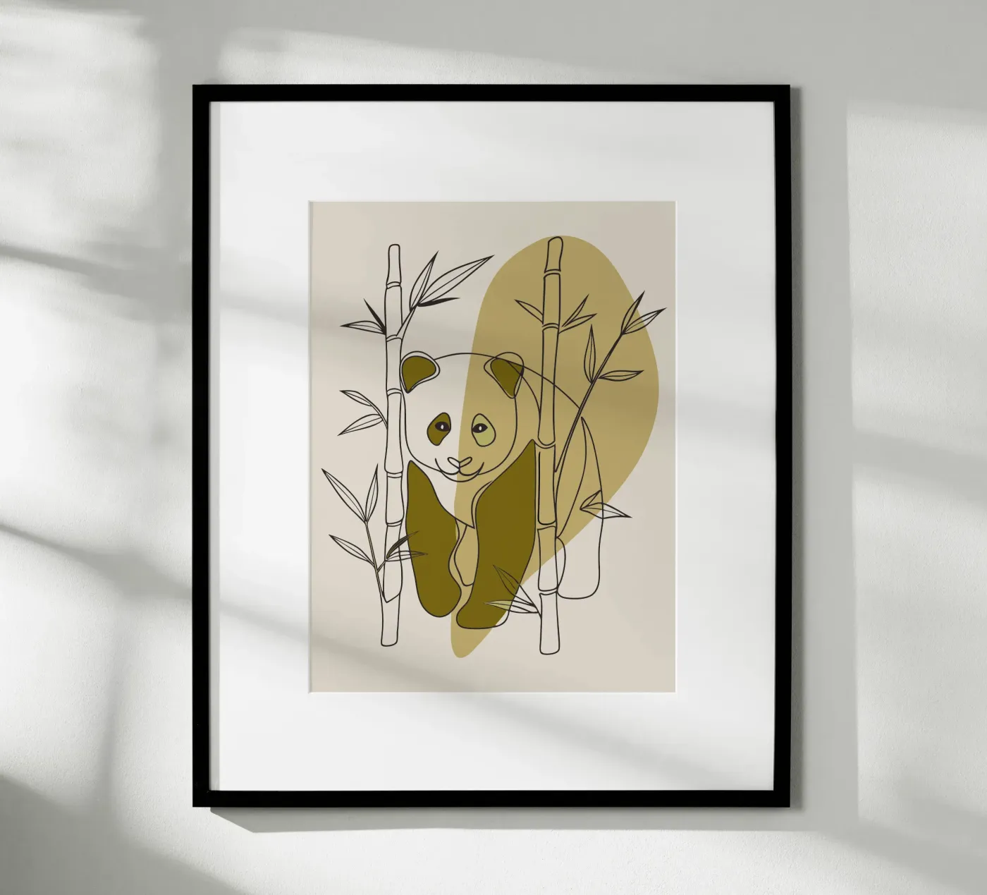 Panda e bambù poster da RELAXING TOUCH