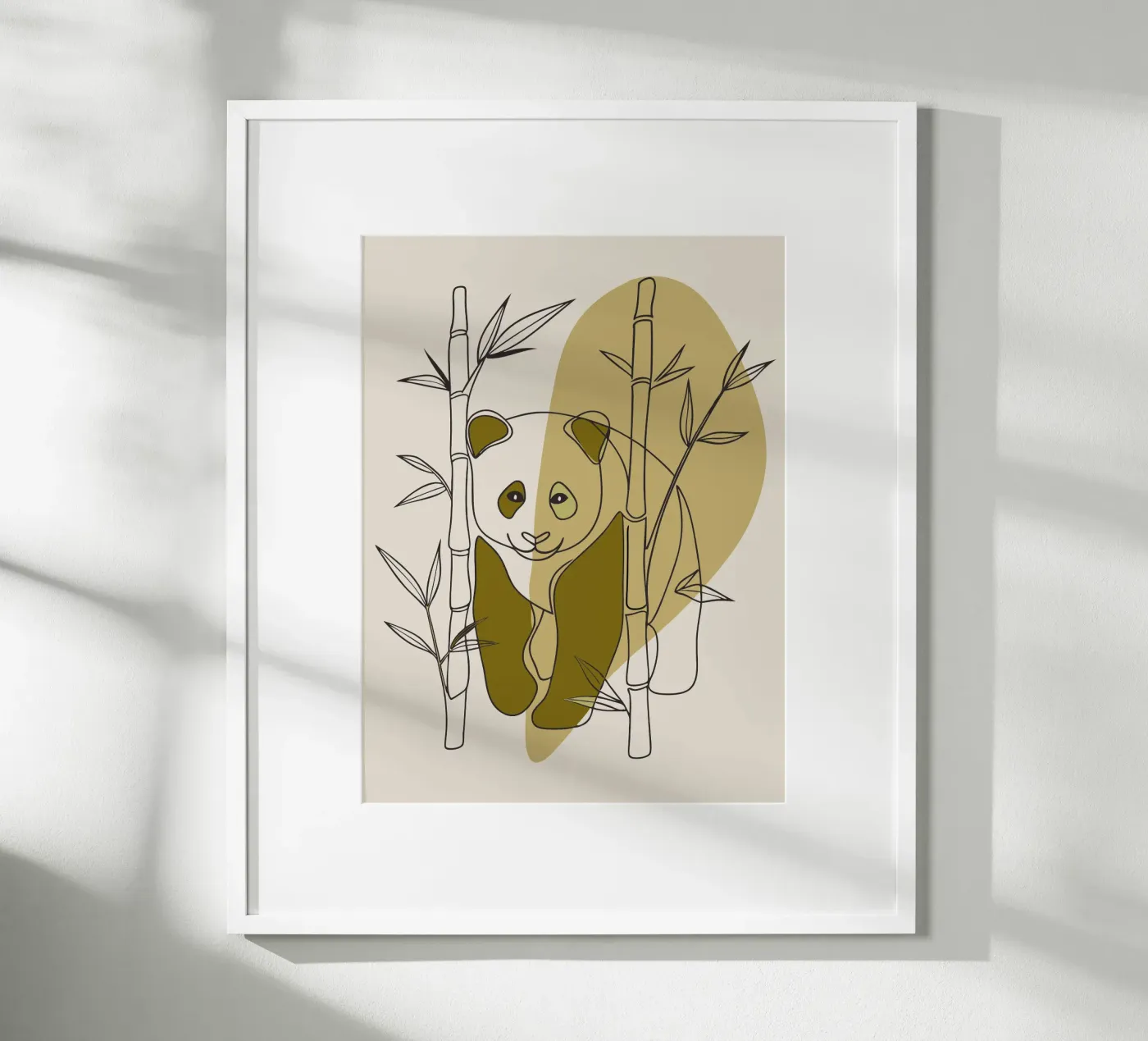 Panda e bambù poster da RELAXING TOUCH