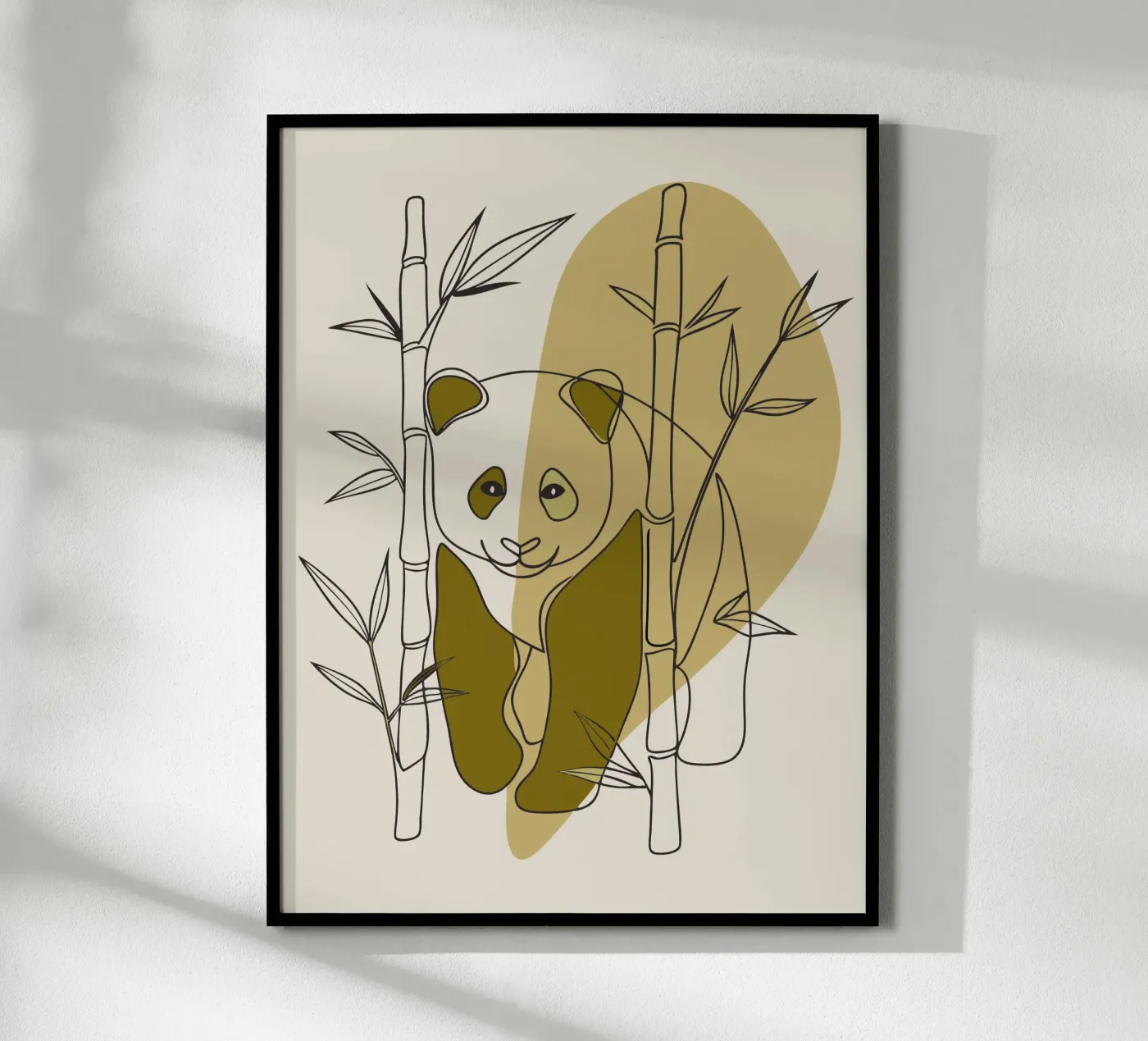 Panda e bambù poster da RELAXING TOUCH