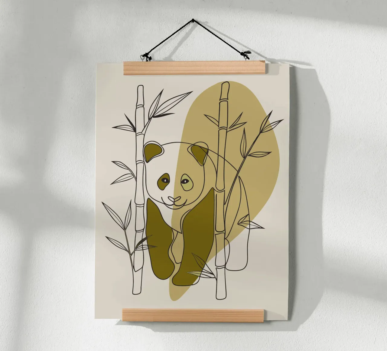 Panda e bambù poster da RELAXING TOUCH