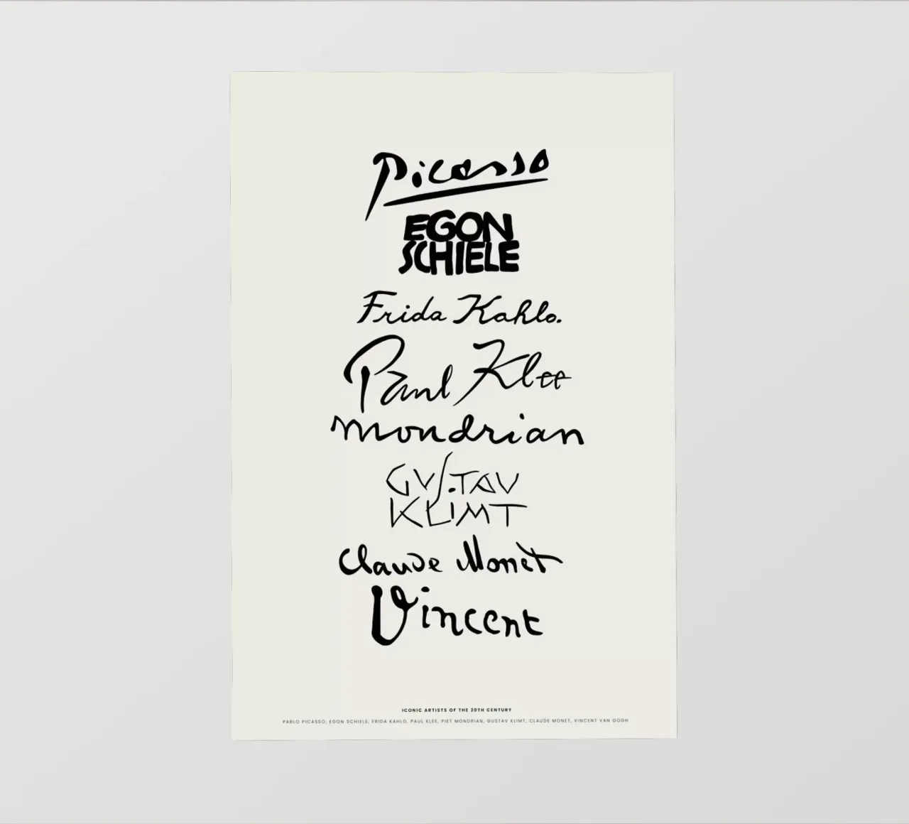 The Signatures pellicola backlit da Vintage by JUNIQE