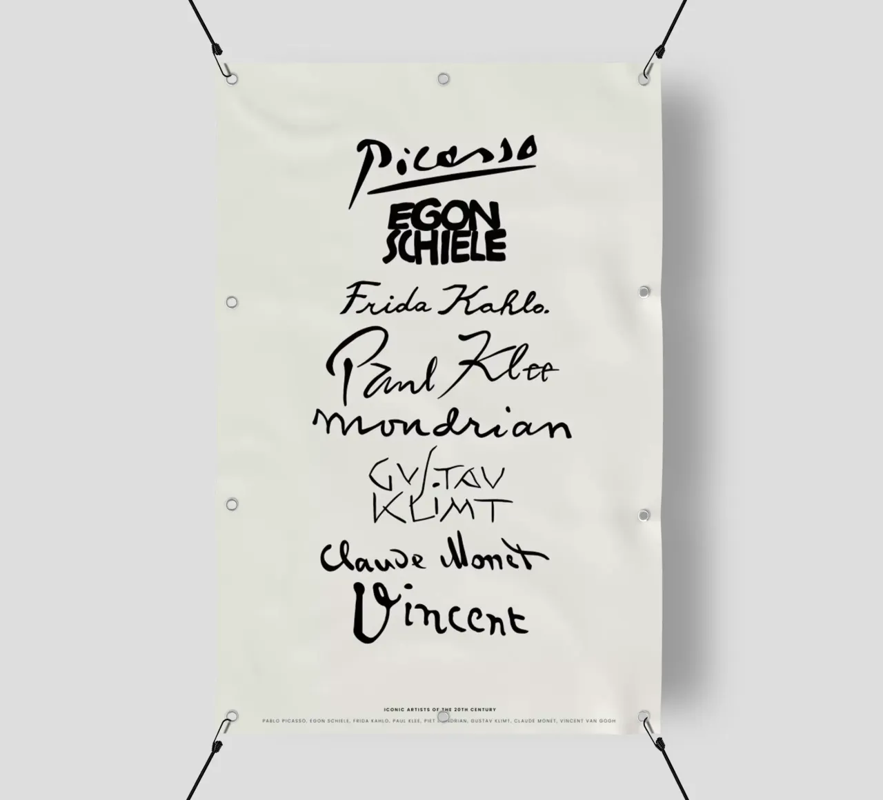 The Signatures lonas publicitarias de Vintage by JUNIQE
