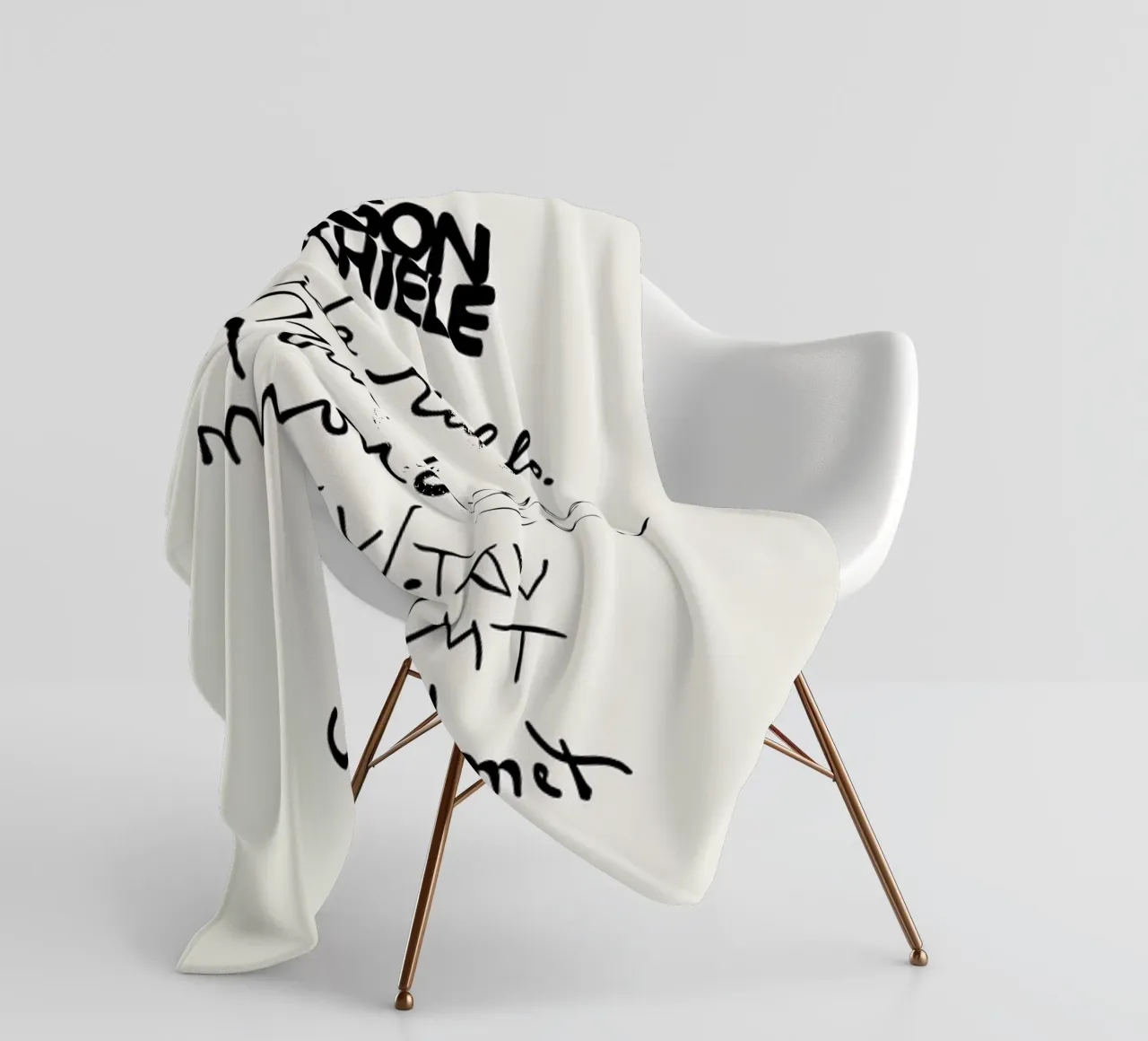 The Signatures coperta in pile da Vintage by JUNIQE
