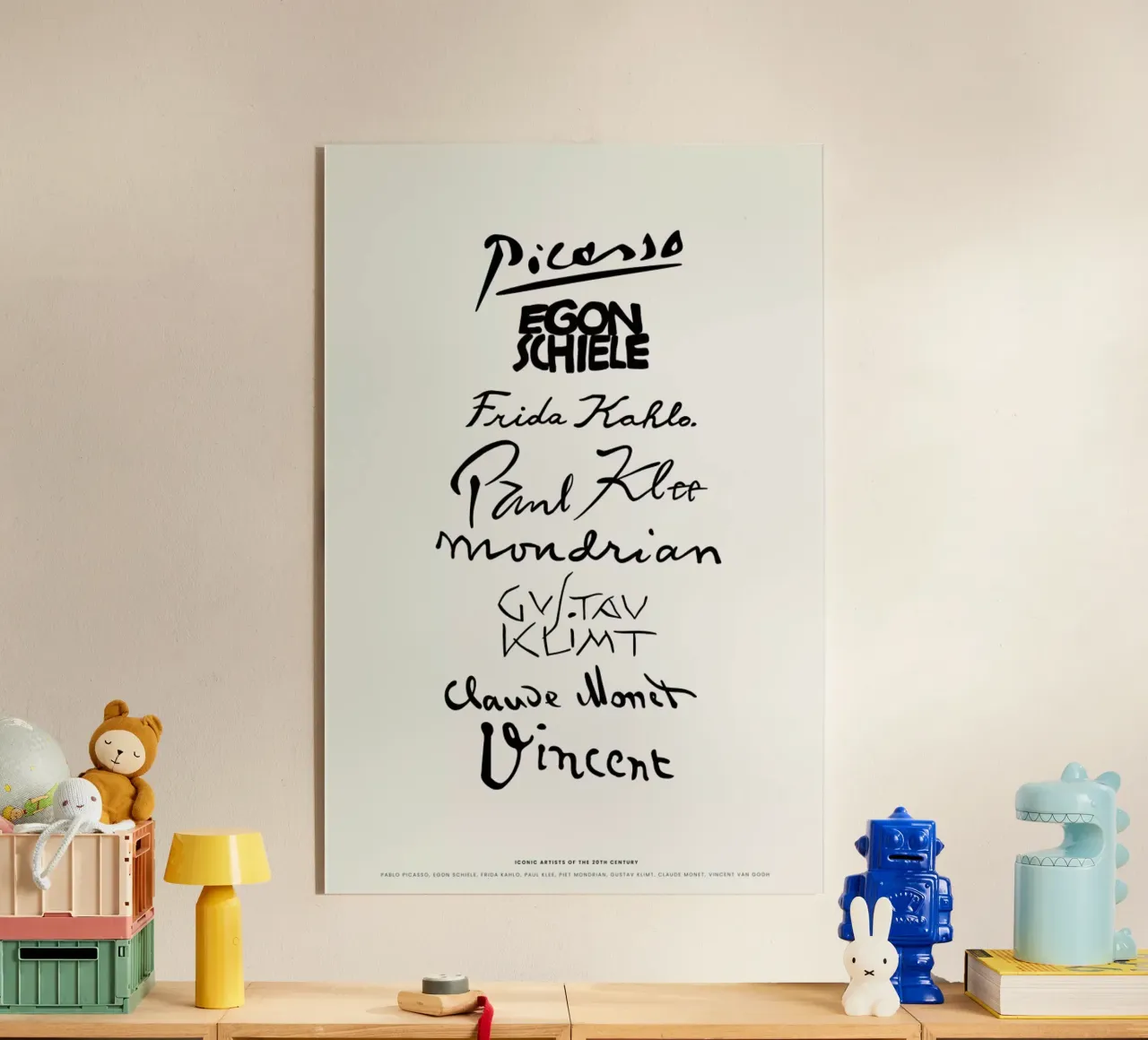 The Signatures plexiglass da Vintage by JUNIQE