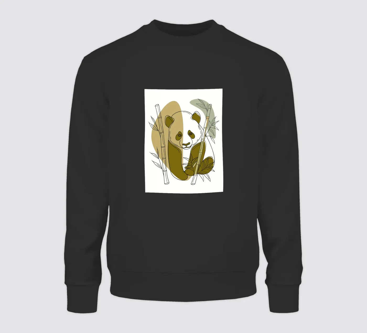 Panda and Bamboo sweatshirt by RELAXING TOUCH