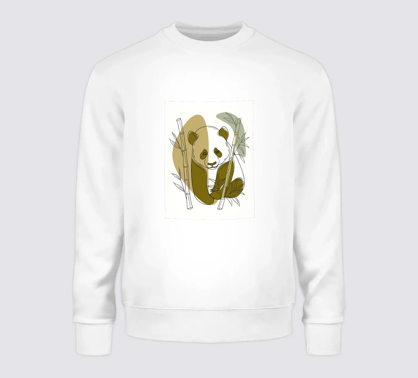 Panda and Bamboo sweatshirt by RELAXING TOUCH
