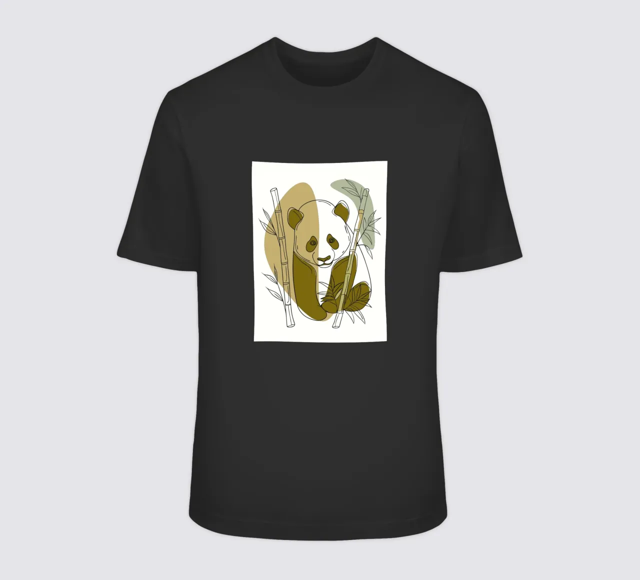 Panda e bambù t-shirt da RELAXING TOUCH